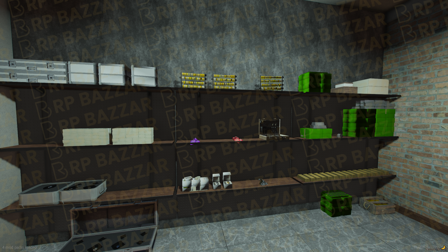 Urban Pawn Shop FiveM MLO — GTA RP Interior — ESX QB QBOX — RPBazzar