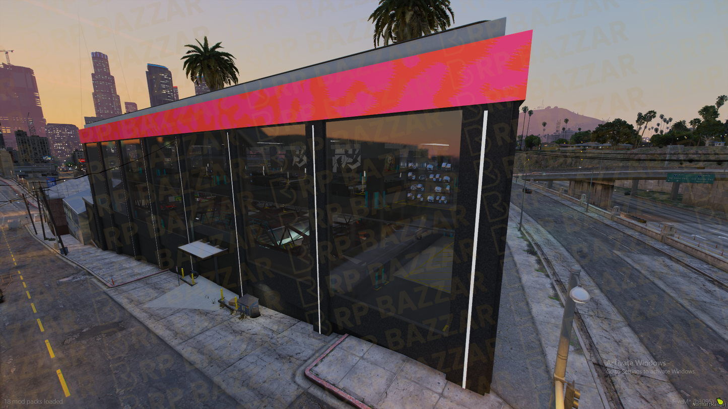 Performance Mechanic Shop FiveM MLO — GTA RP Interior — ESX QB QBOX — RPBazzar