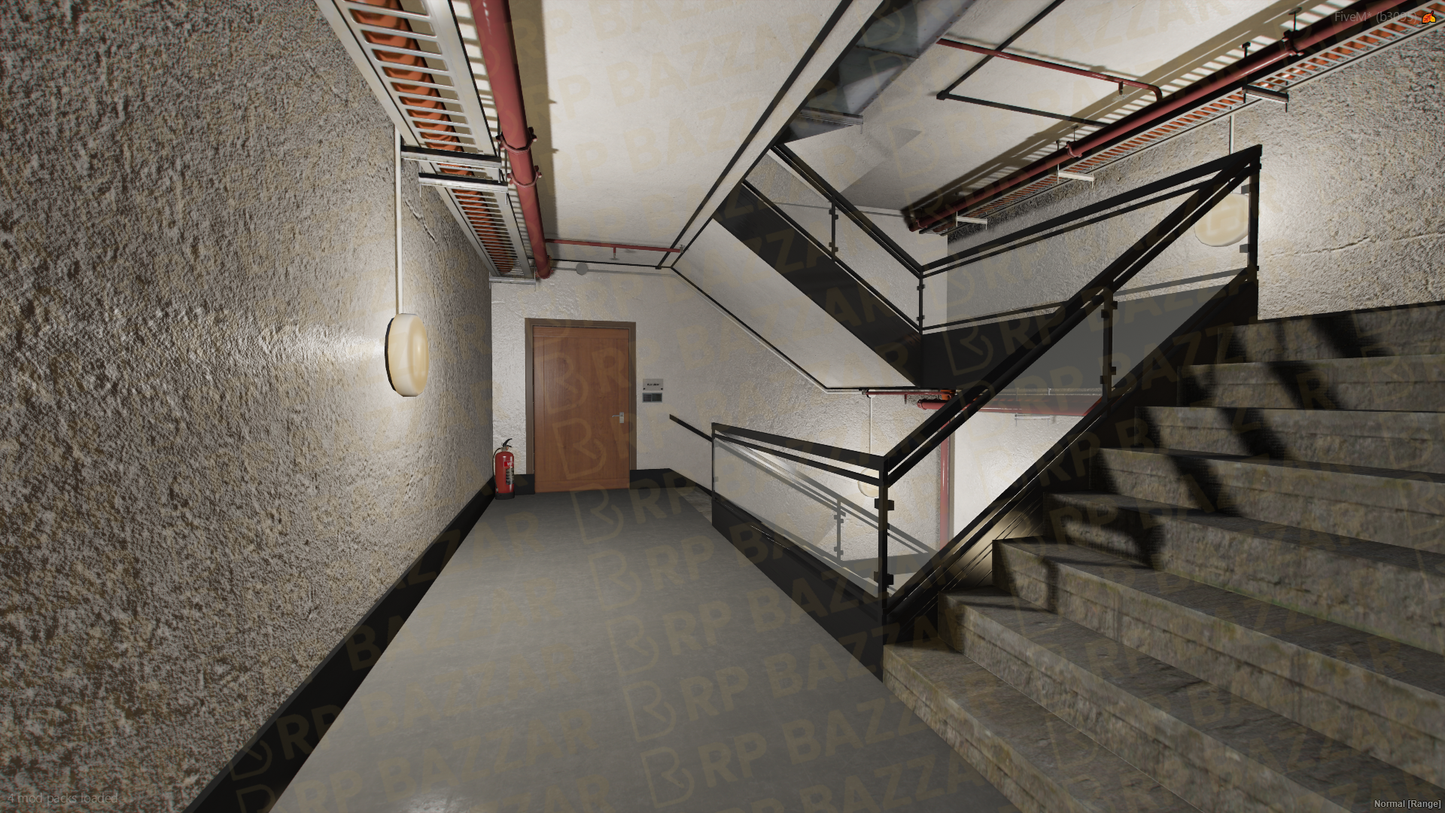 Industrial Police Station FiveM MLO — GTA RP Interior — ESX QB QBOX — RPBazzar