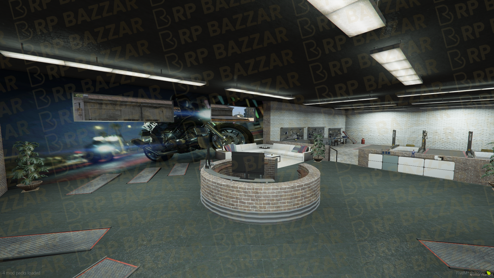 Glossy Vehicle Shop FiveM MLO — GTA RP Interior — ESX QB QBOX — RPBazzar