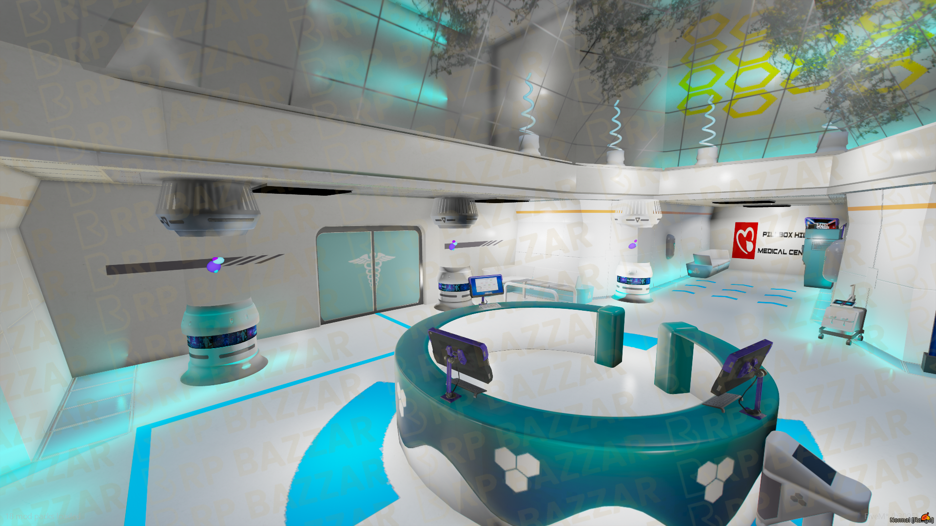 Eastgate Hospital FiveM MLO — GTA RP Interior — ESX QB QBOX — RPBazzar