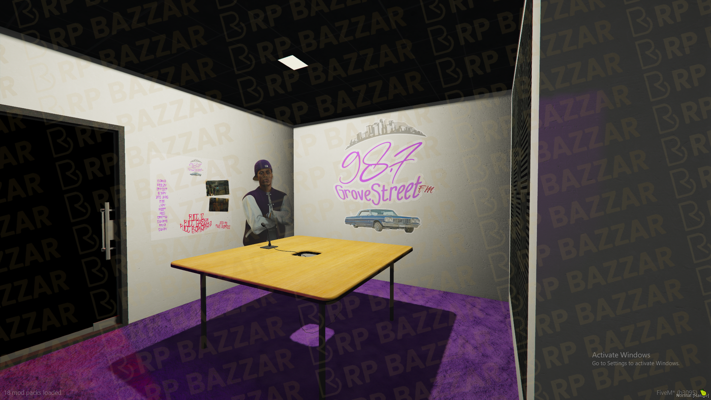 Pro Recording Studio FiveM MLO — GTA RP Interior — ESX QB QBOX — RPBazzar