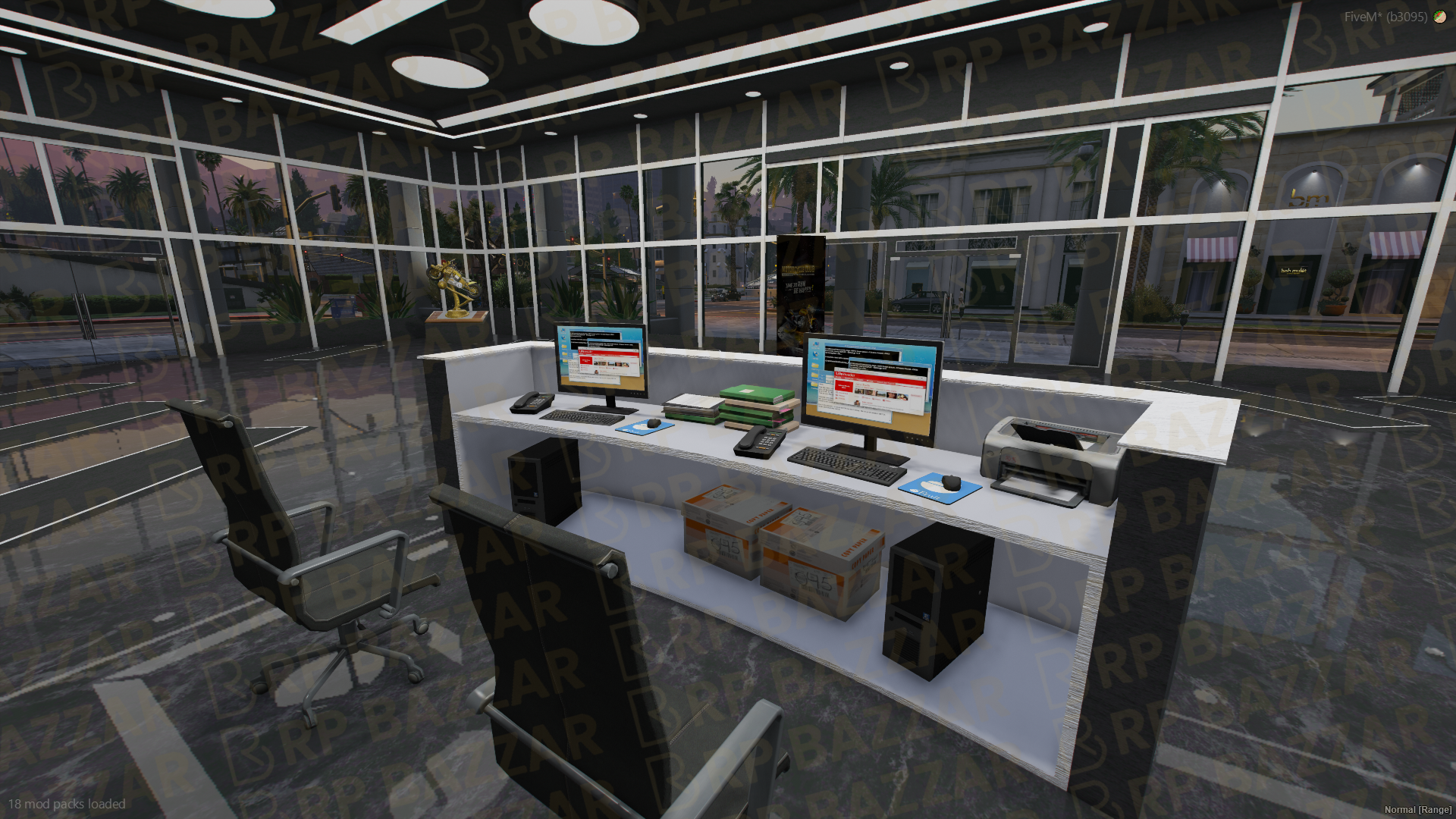 Elite Vehicle Shop FiveM MLO — GTA RP Interior — ESX QB QBOX — RPBazzar