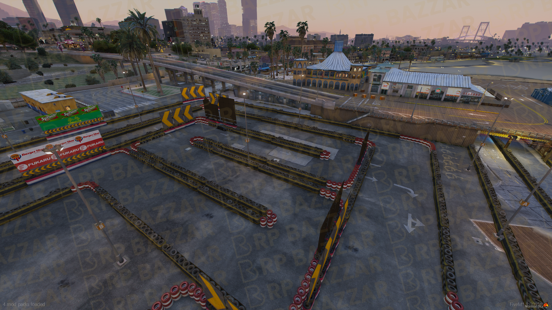 Night Race Track FiveM MLO — GTA RP Interior — ESX QB QBOX — RPBazzar