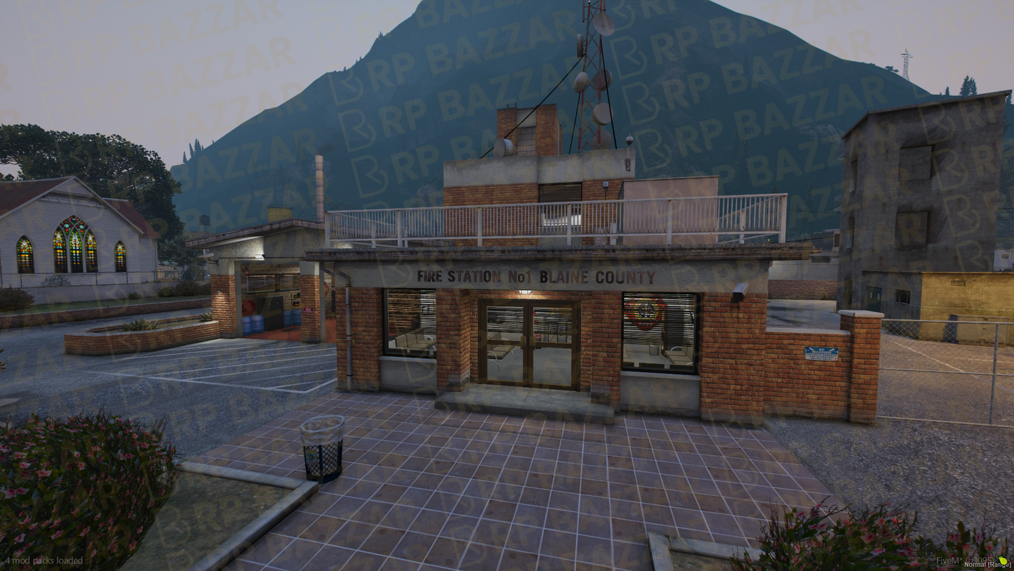 Frontline Fire Department FiveM MLO — GTA RP Interior — ESX QB QBOX — RPBazzar