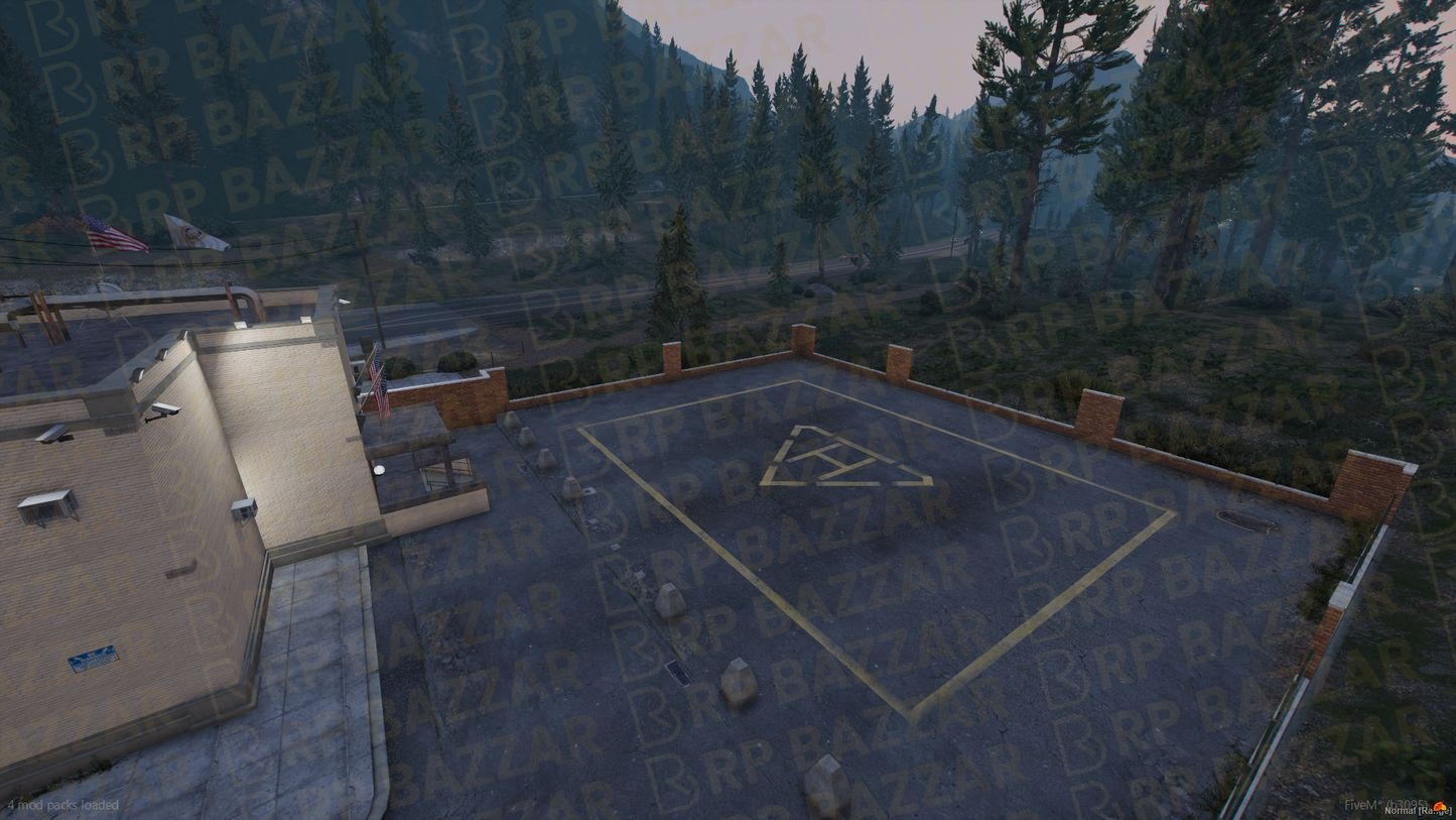 Harbor Police Station FiveM MLO — GTA RP Interior — ESX QB QBOX — RPBazzar
