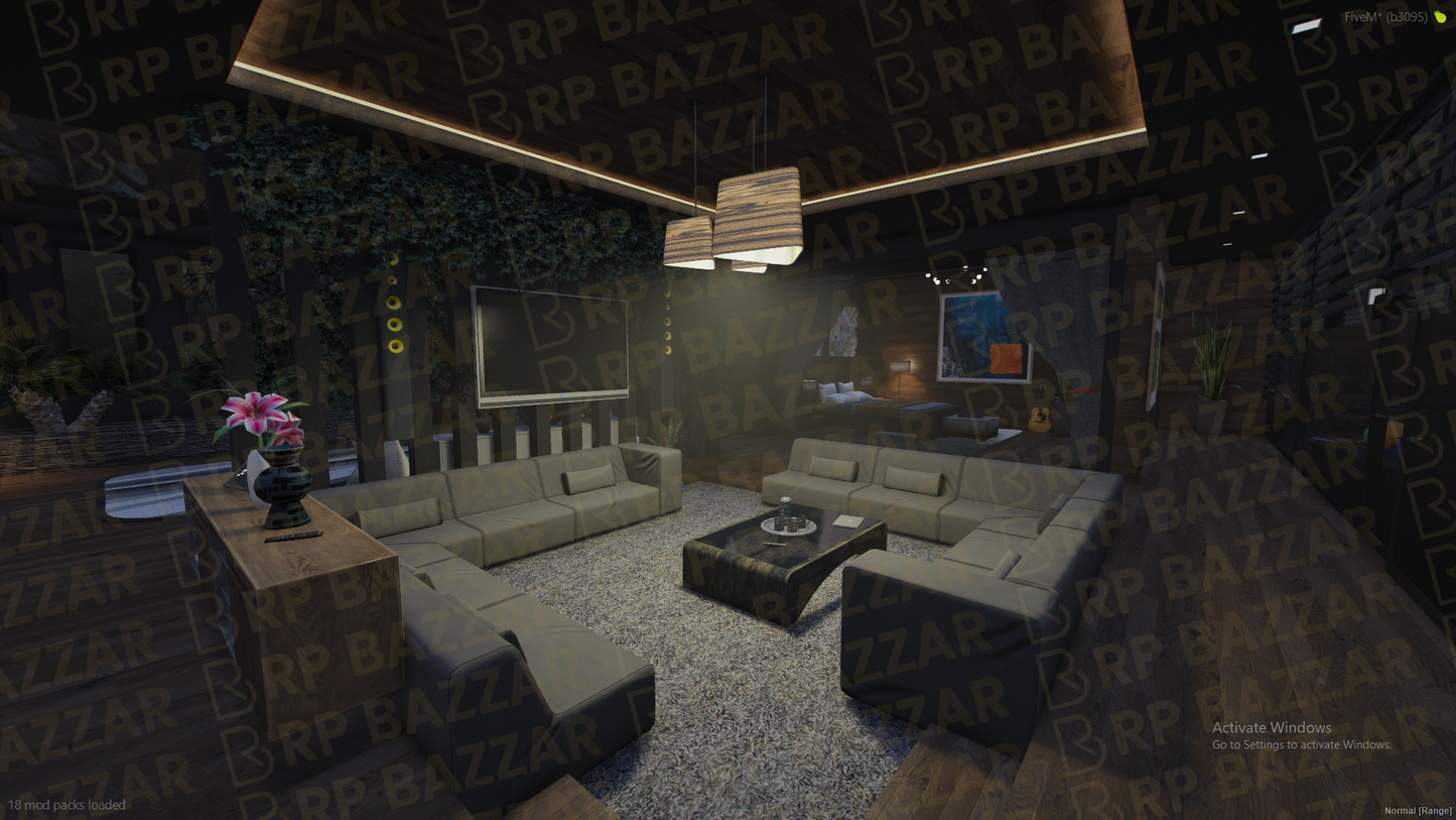 Custom Mansion FiveM MLO — GTA RP Interior — ESX QB QBOX — RPBazzar