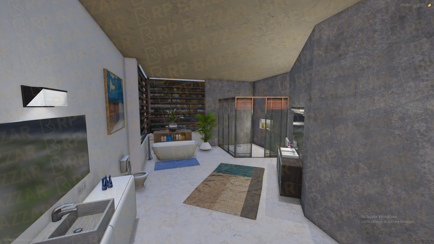 Chrome Mansion FiveM MLO — GTA RP Interior — ESX QB QBOX — RPBazzar