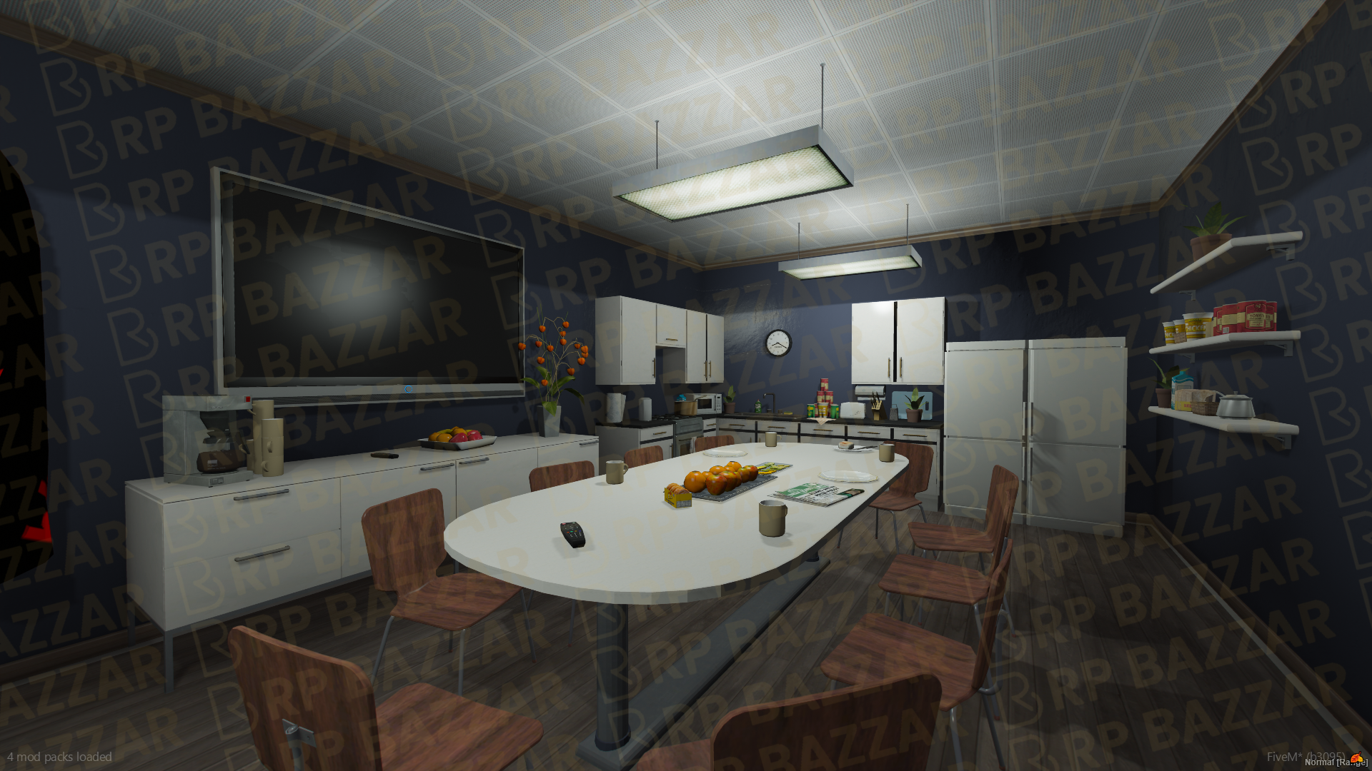 Patrol Police Station FiveM MLO — GTA RP Interior — ESX QB QBOX — RPBazzar