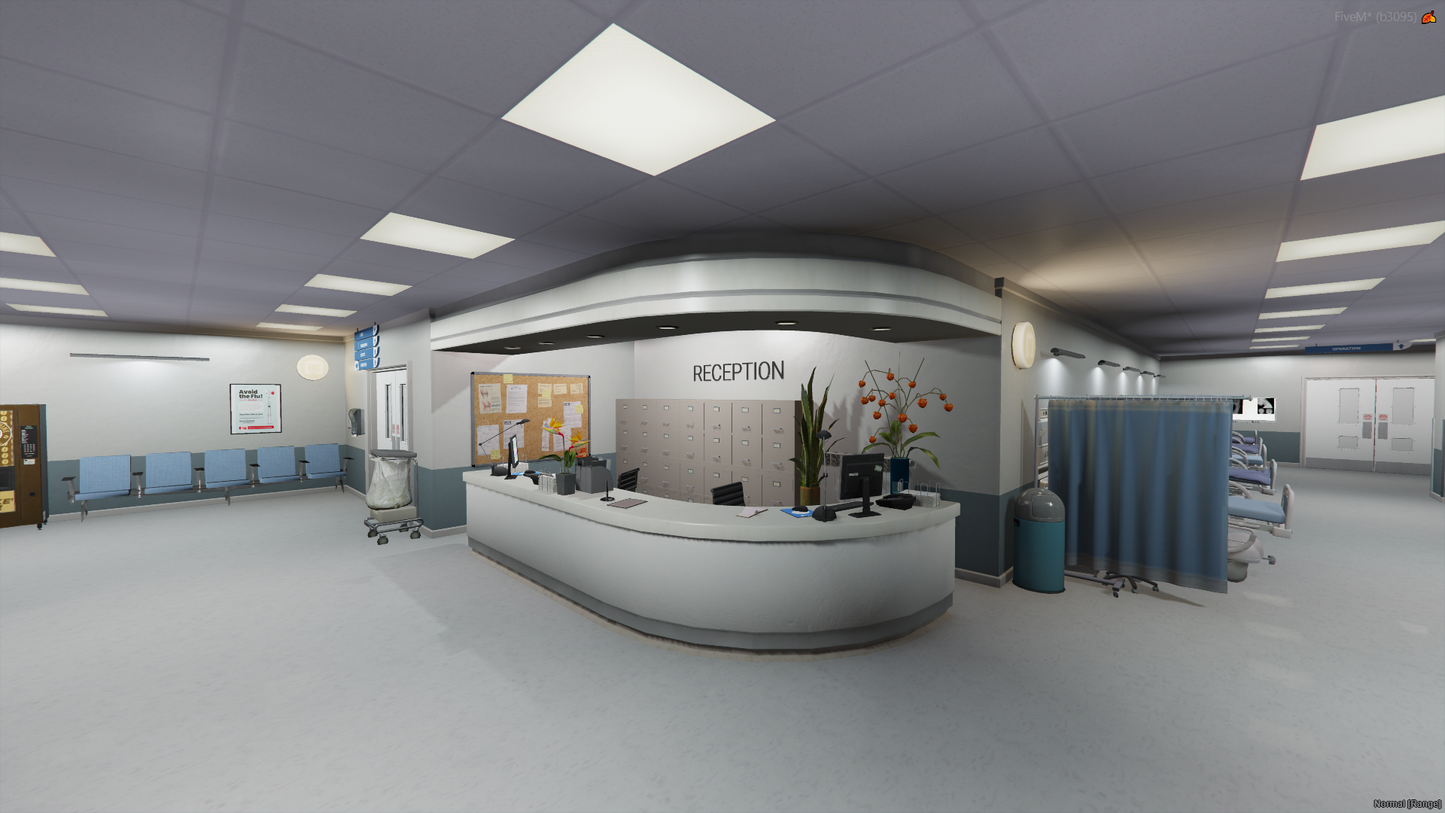 Memorial Hospital FiveM MLO — GTA RP Interior — ESX QB QBOX — RPBazzar