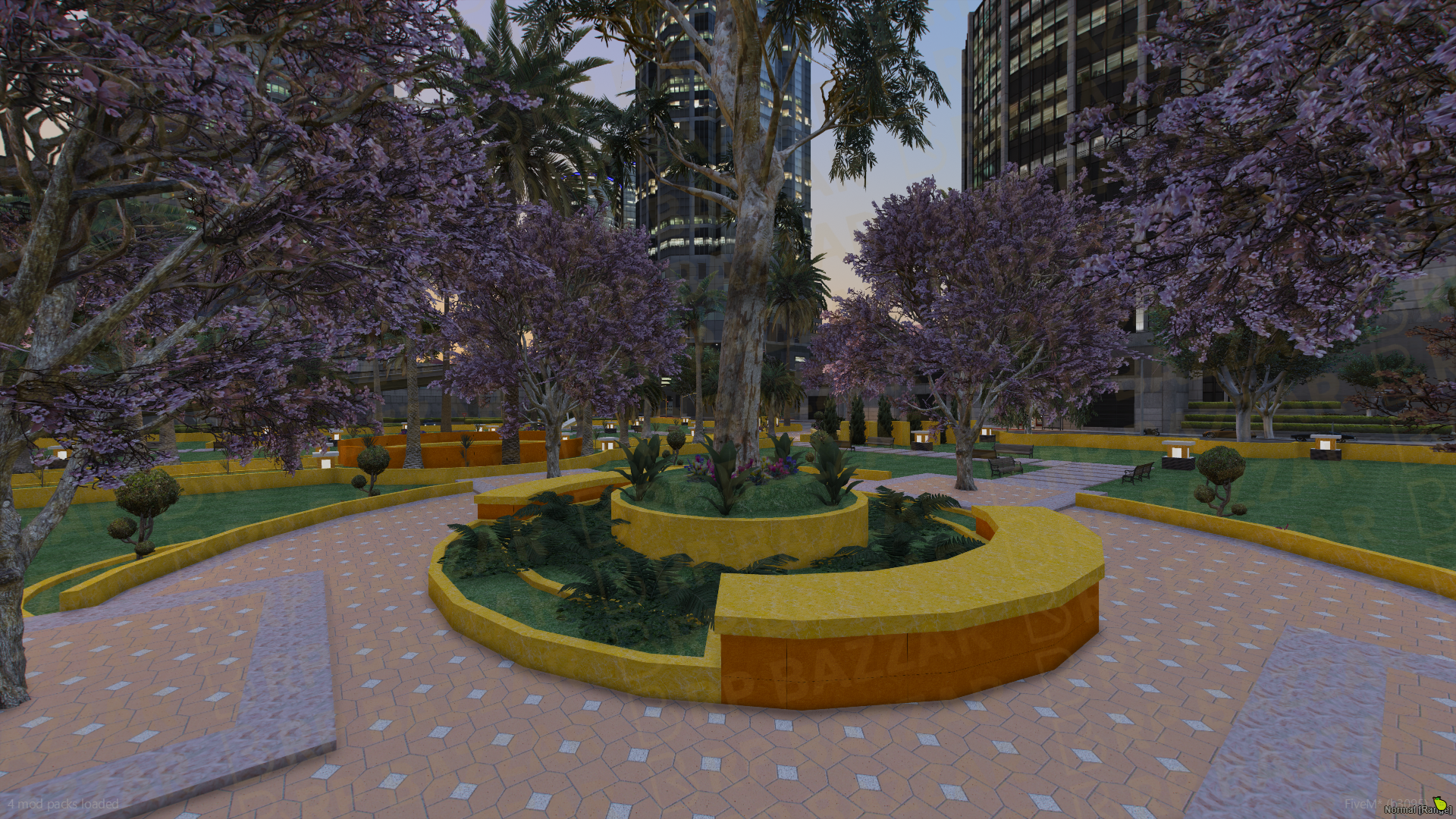 Vintage Legion Square FiveM MLO — GTA RP Interior — ESX QB QBOX — RPBazzar