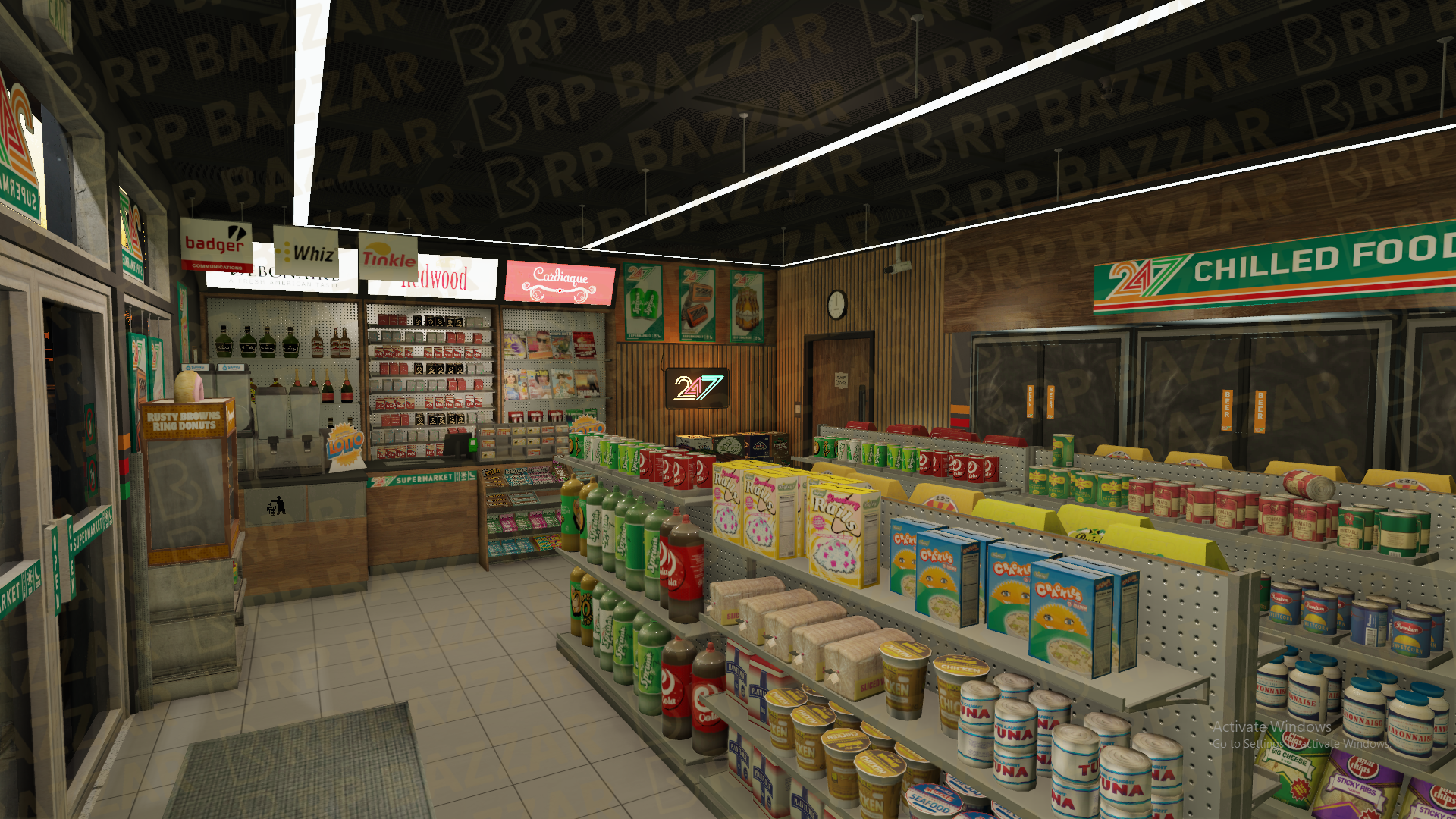 Downtown 24-7 Store FiveM MLO — GTA RP Interior — ESX QB QBOX — RPBazzar