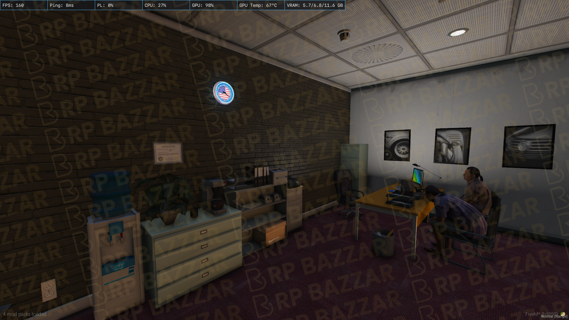Garage Vehicle Shop FiveM MLO — GTA RP Interior — ESX QB QBOX — RPBazzar