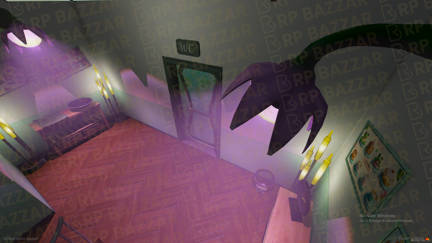 Casual Cantina FiveM MLO — GTA RP Interior — ESX QB QBOX — RPBazzar