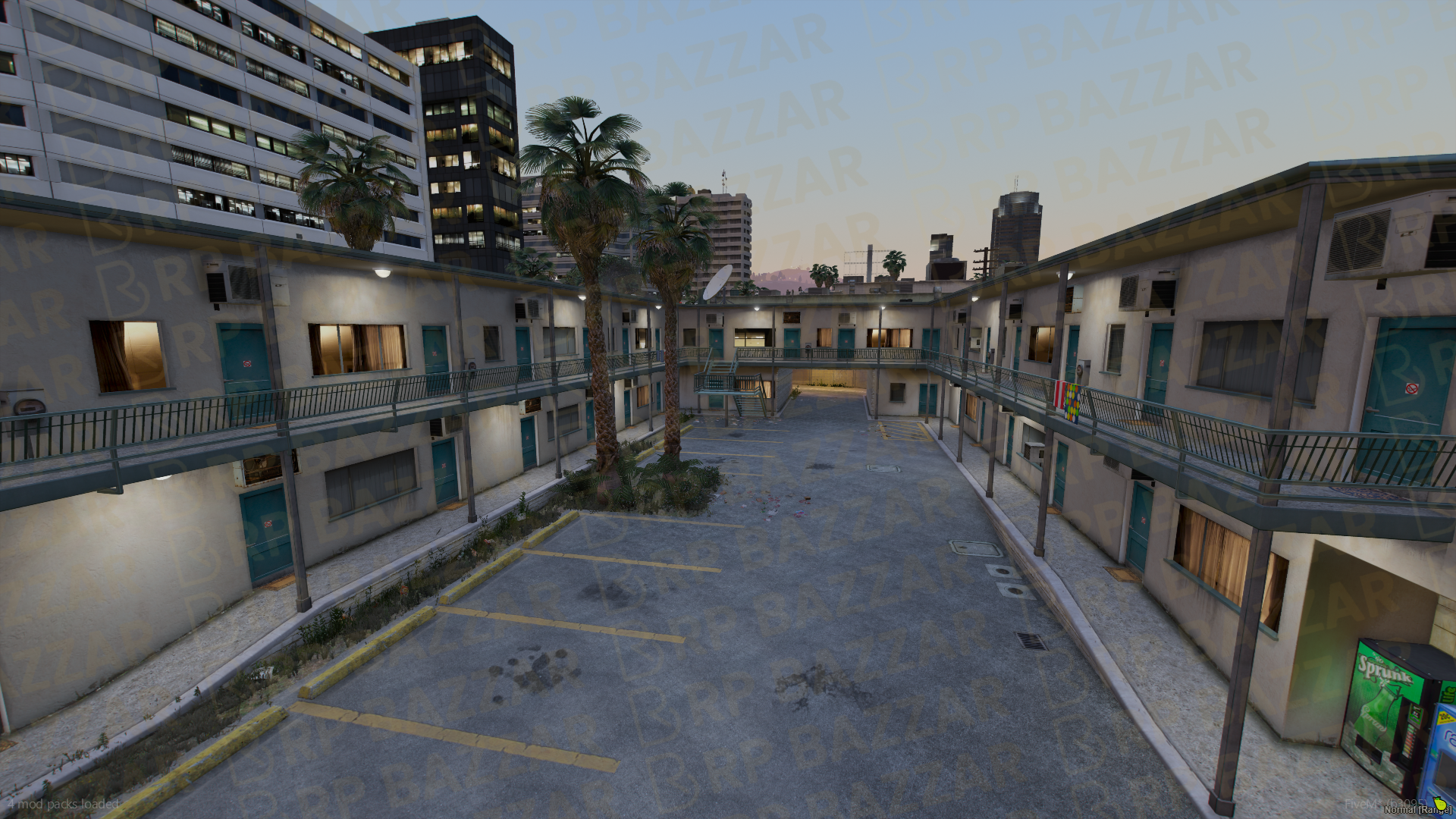 Roadside Motel FiveM MLO — GTA RP Interior — ESX QB QBOX — RPBazzar