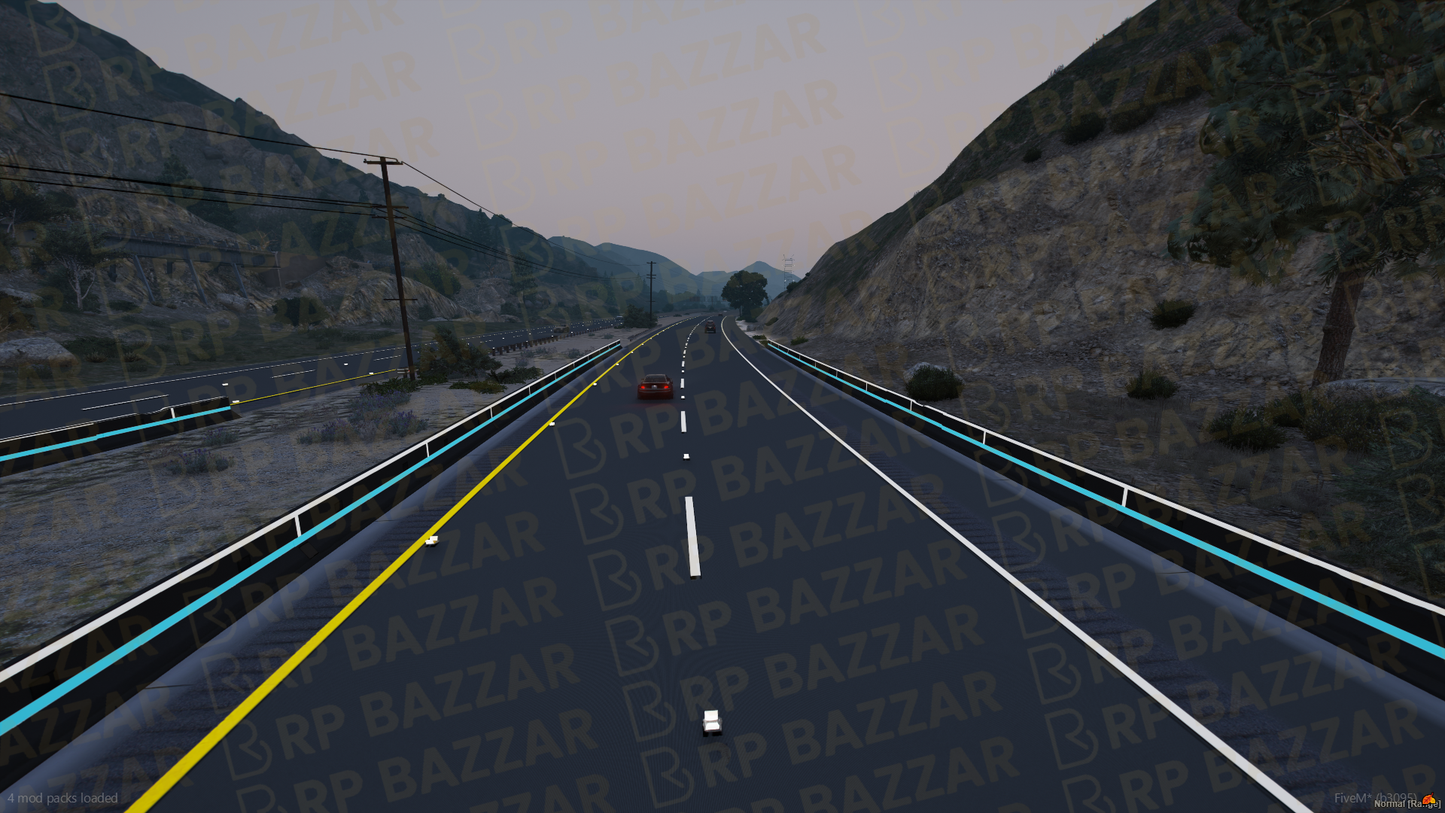 Downtown Road FiveM MLO — GTA RP Road Map — ESX QB QBOX — RPBazzar