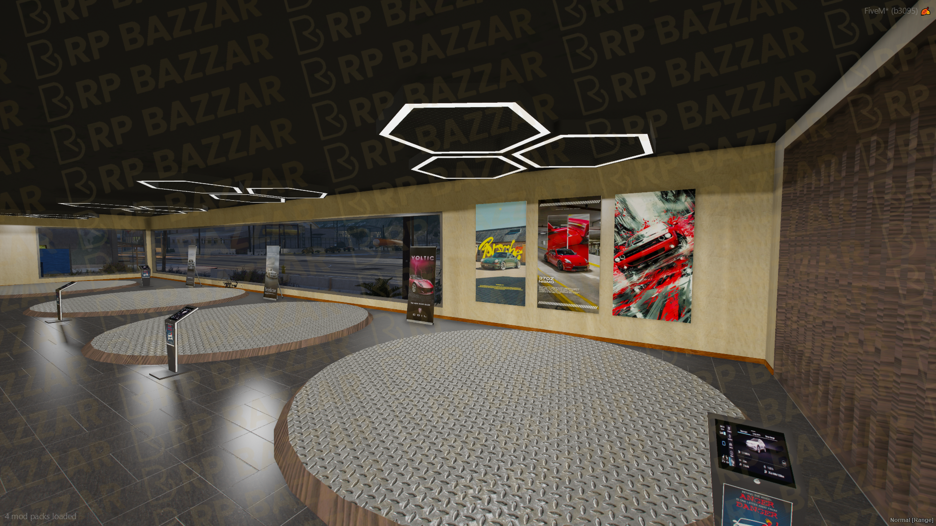 Elite Vehicle Shop FiveM MLO — GTA RP Interior — ESX QB QBOX — RPBazzar