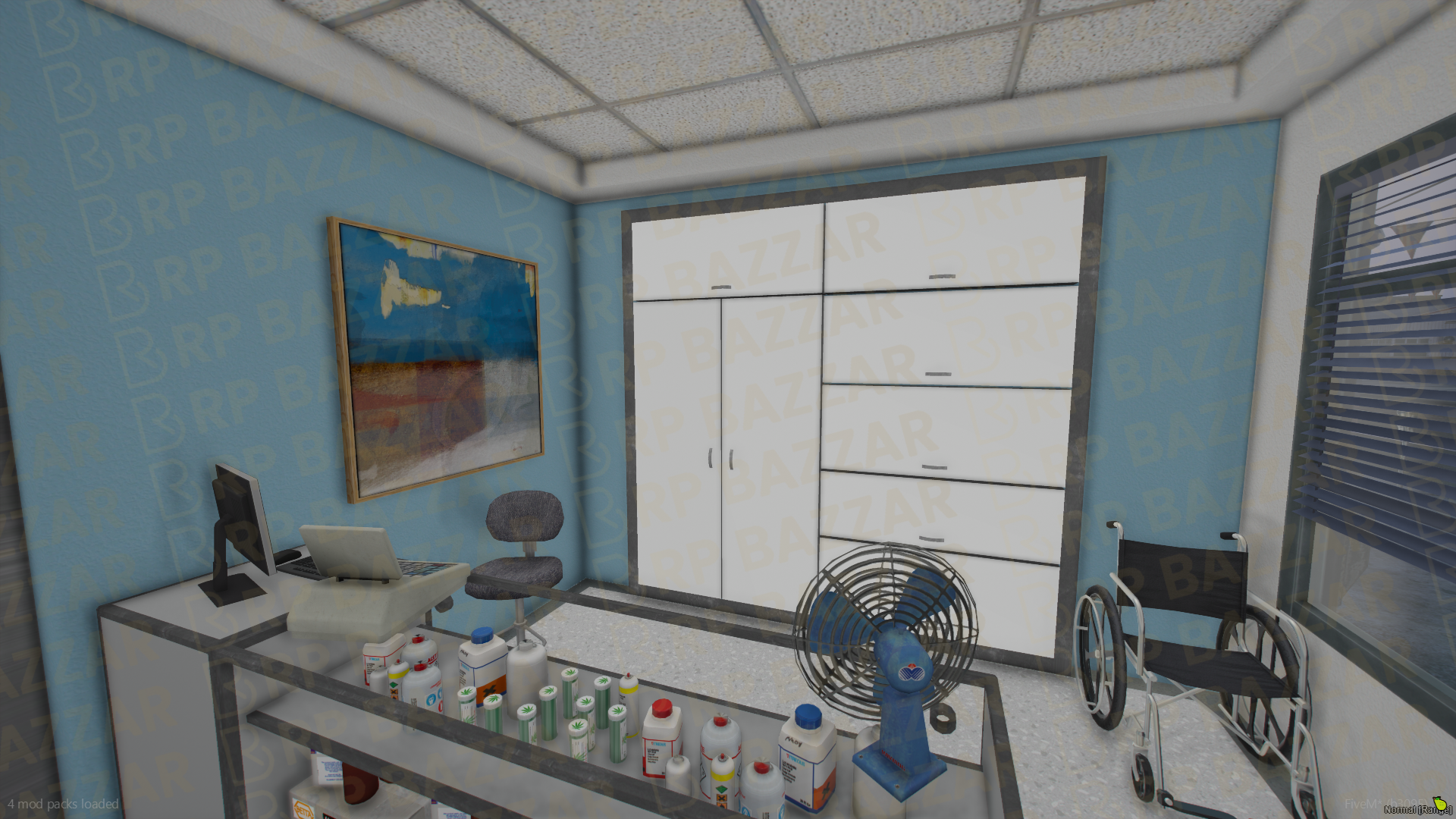 Clean Pharmacy FiveM MLO — GTA RP Interior — ESX QB QBOX — RPBazzar