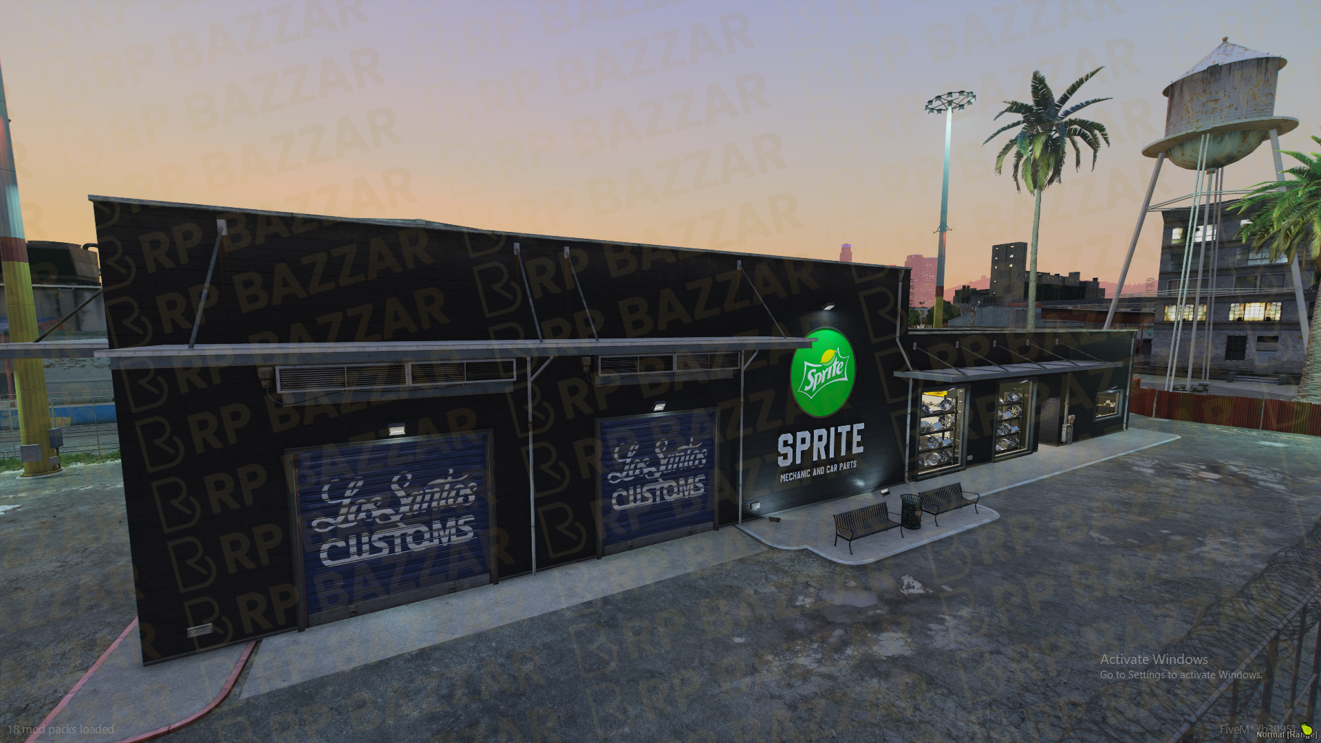 Street Mechanic Shop FiveM MLO — GTA RP Interior — ESX QB QBOX — RPBazzar