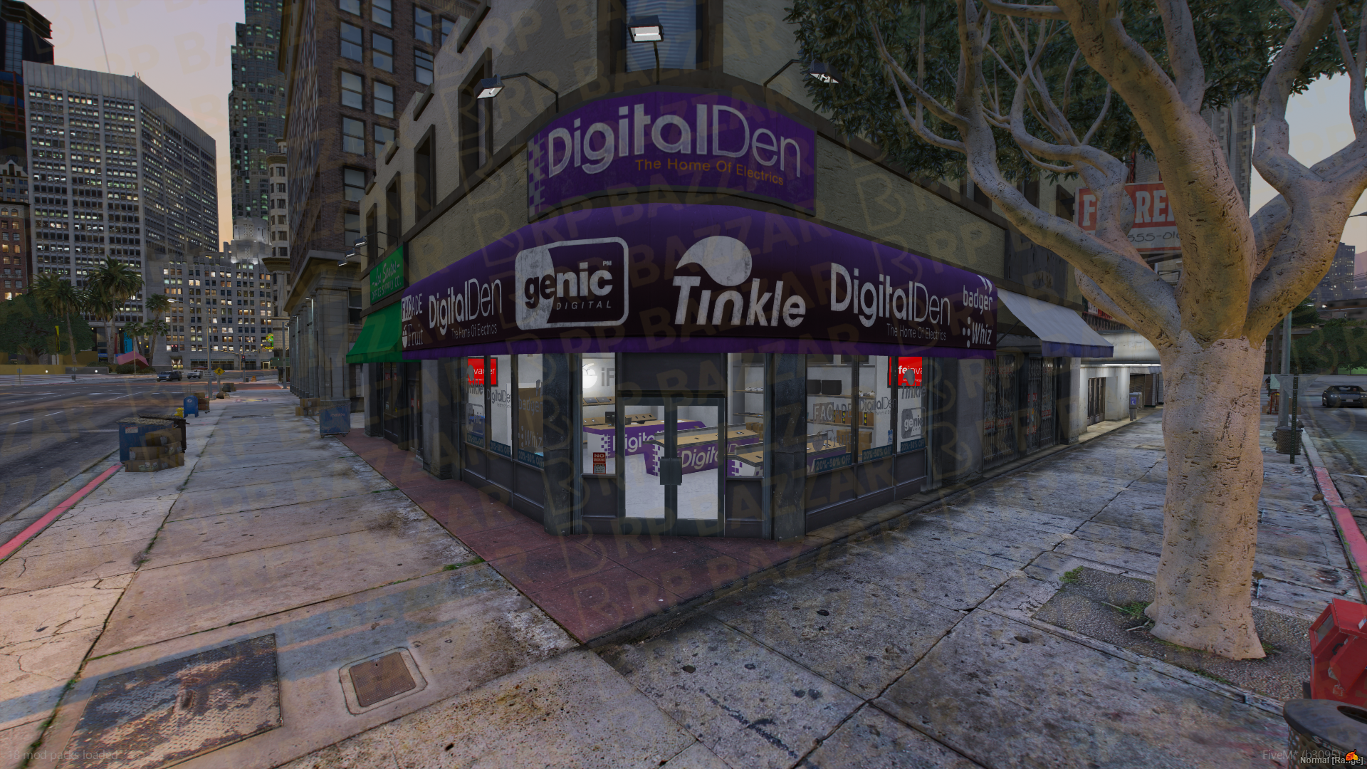 Pixel Electronic Store FiveM MLO — GTA RP Interior — ESX QB QBOX — RPBazzar