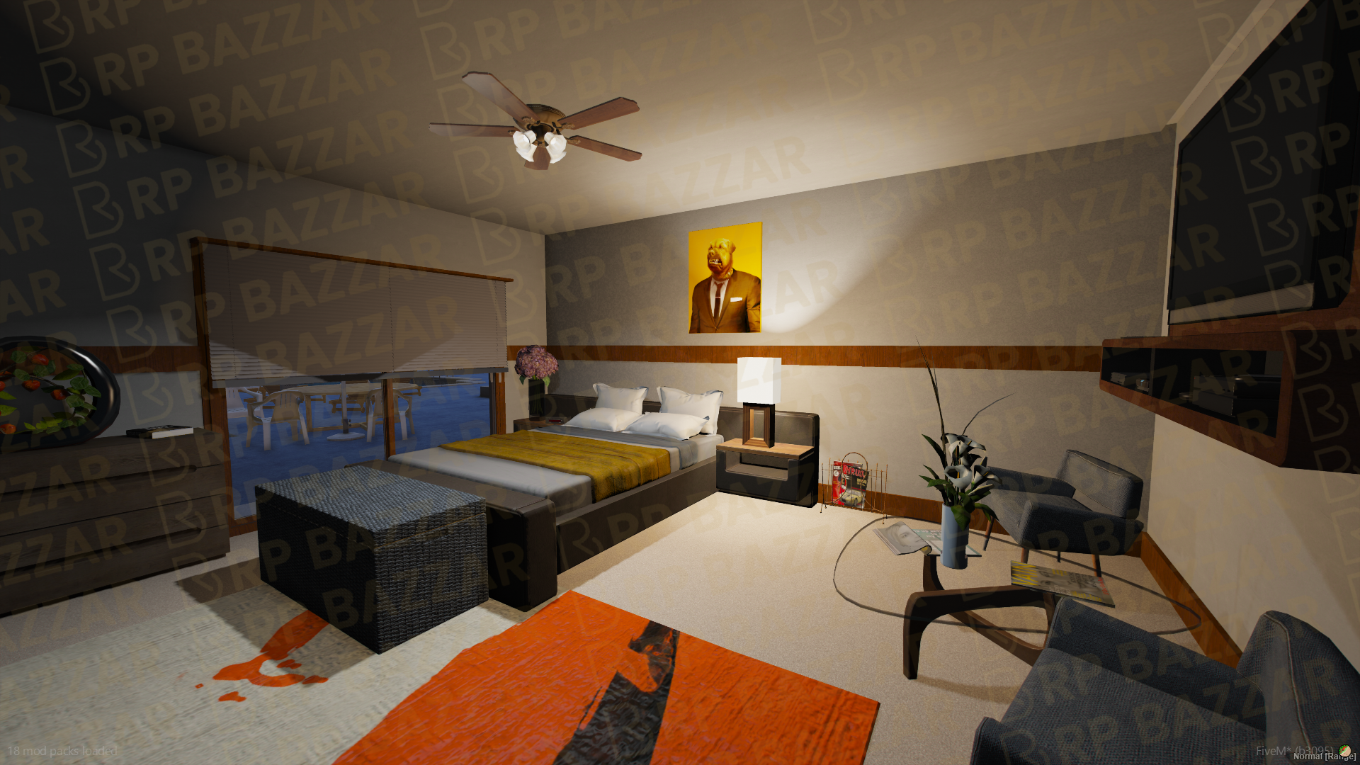 Modern Apartment FiveM MLO — GTA RP Interior — ESX QB QBOX — RPBazzar