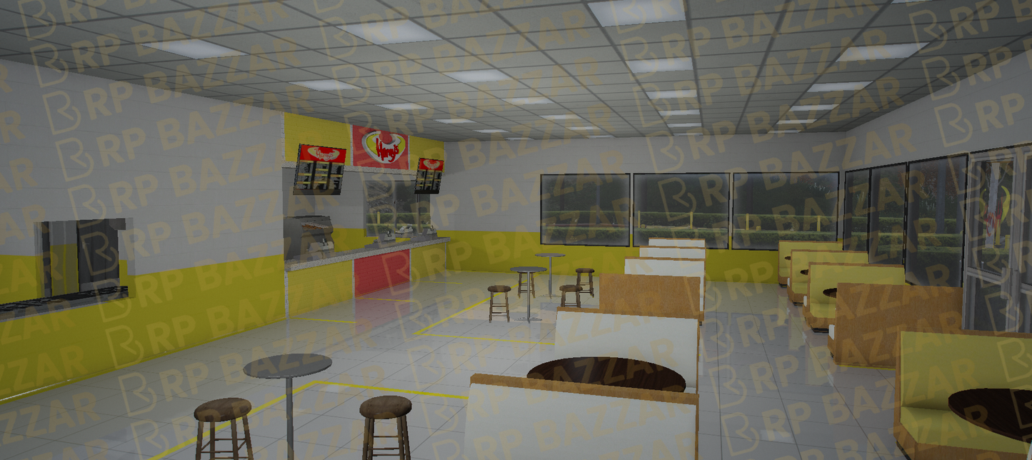 Classic Diner FiveM MLO — GTA RP Interior — ESX QB QBOX — RPBazzar