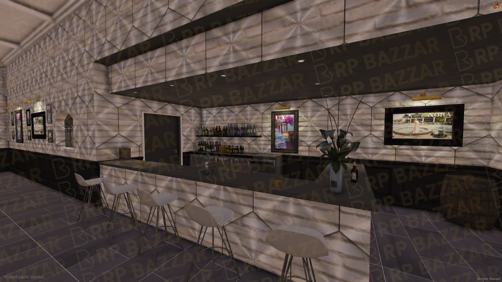 Vintage Clothing Store FiveM MLO — GTA RP Interior — ESX QB QBOX — RPBazzar