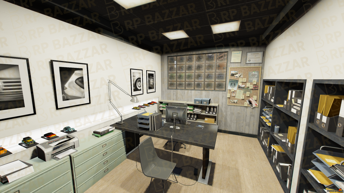 Custom Vehicle Shop FiveM MLO — GTA RP Interior — ESX QB QBOX — RPBazzar