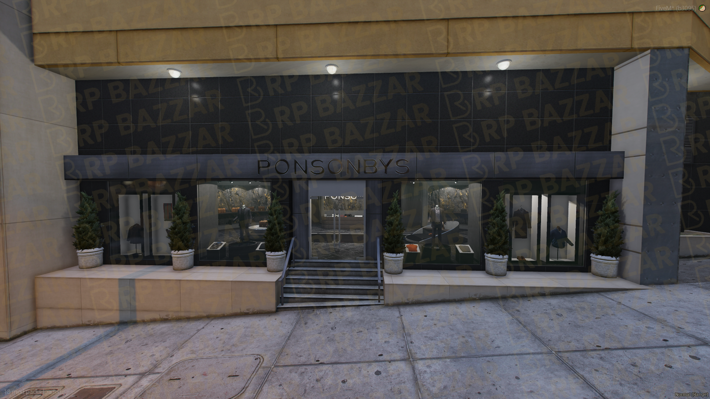 Elite Clothing Store FiveM MLO — GTA RP Interior — ESX QB QBOX — RPBazzar