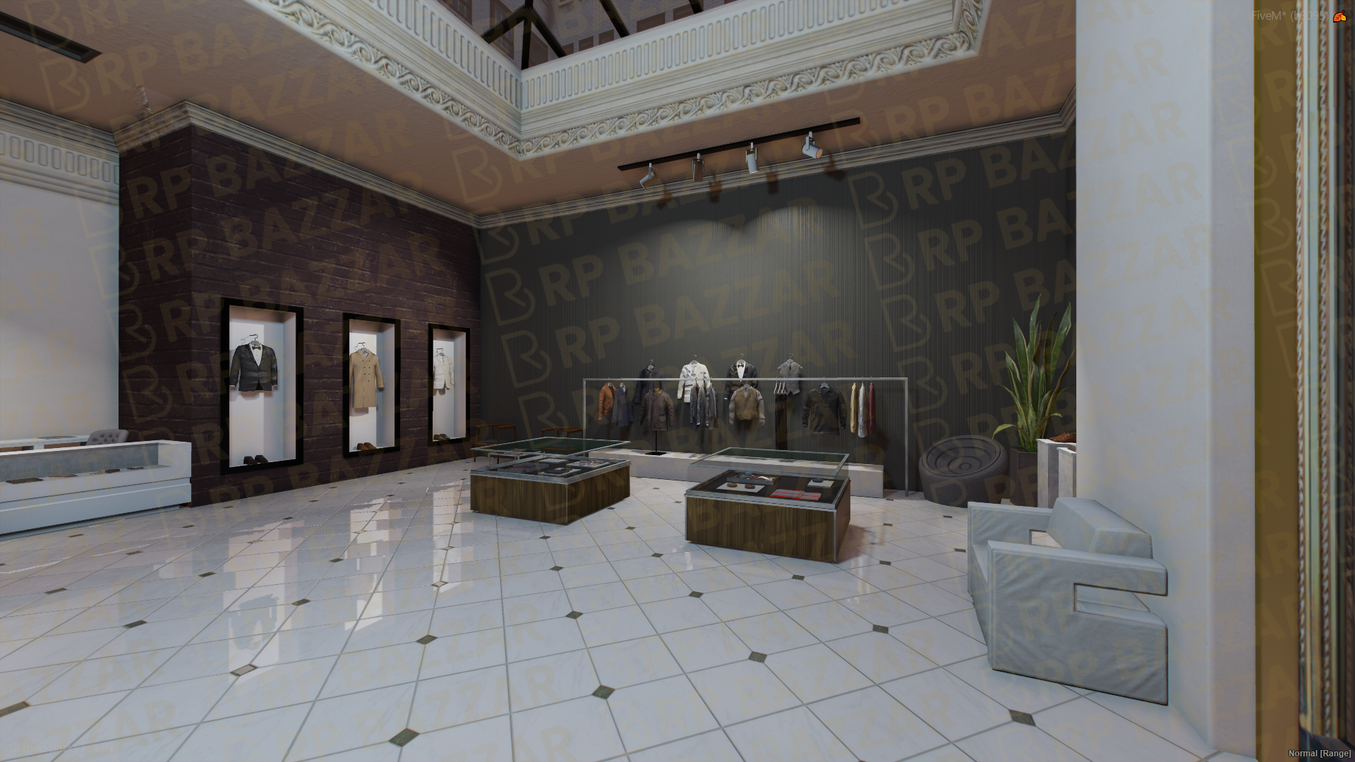 Chic Clothing Store FiveM MLO — GTA RP Interior — ESX QB QBOX — RPBazzar