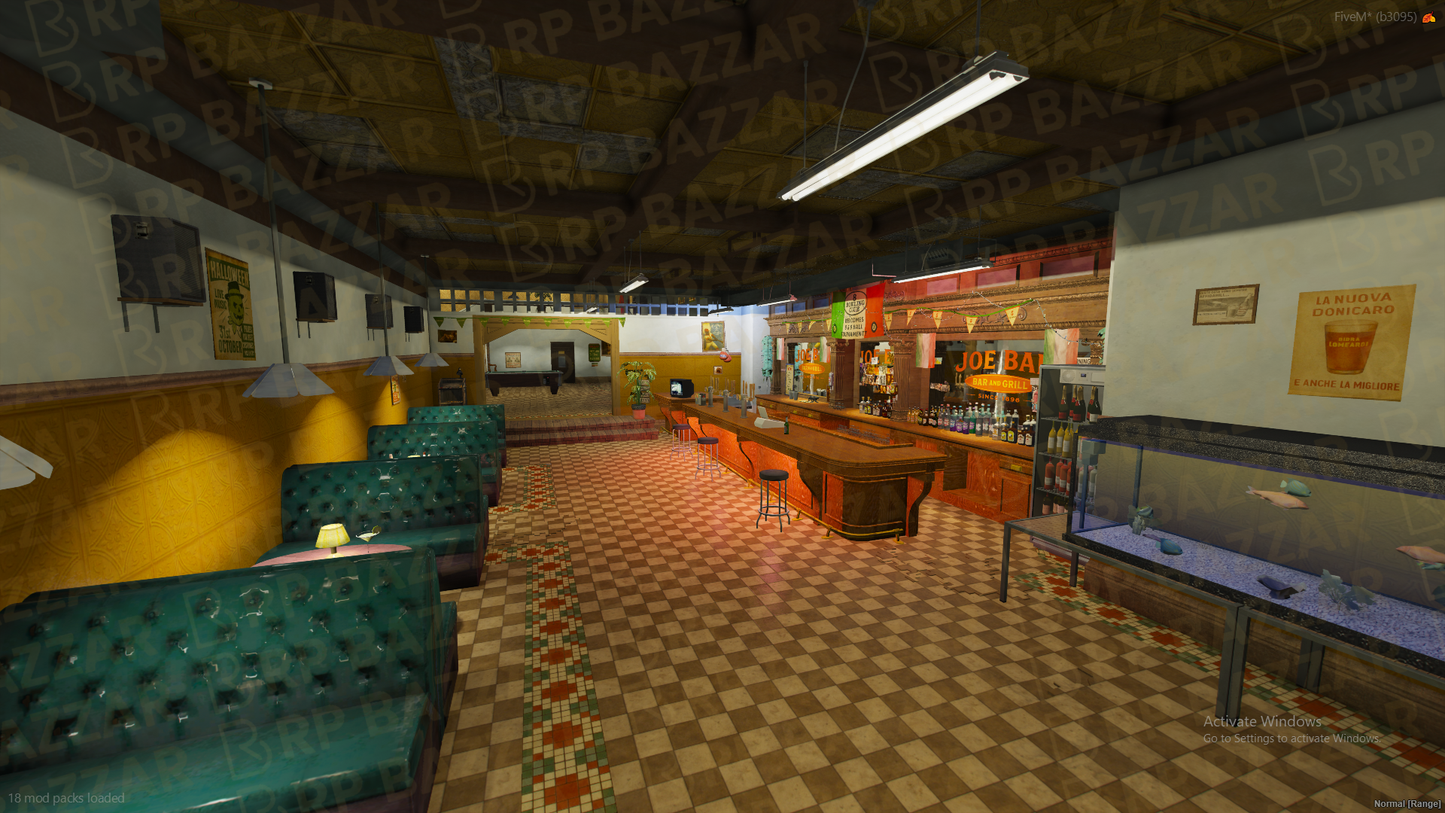 Industrial Bistro FiveM MLO — GTA RP Interior — ESX QB QBOX — RPBazzar