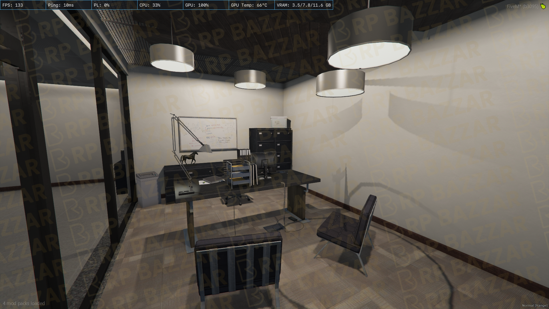 Sleek Office FiveM MLO — GTA RP Interior — ESX QB QBOX — RPBazzar