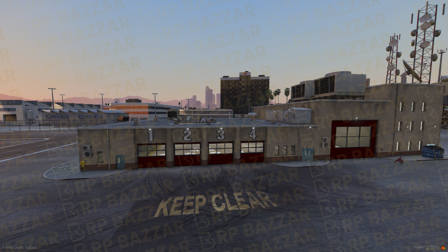 Mountain Fire Department FiveM MLO — GTA RP Interior — ESX QB QBOX — RPBazzar