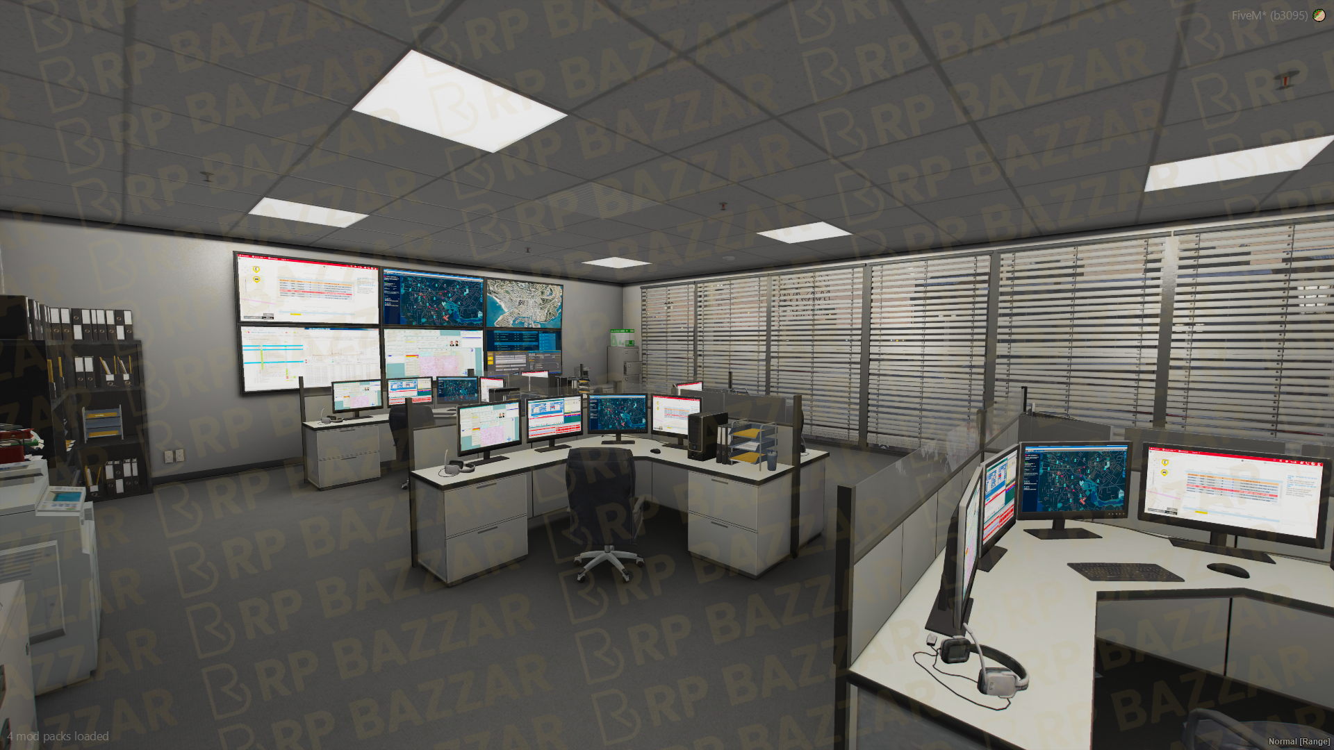 Central Police Station FiveM MLO — GTA RP Interior — ESX QB QBOX — RPBazzar