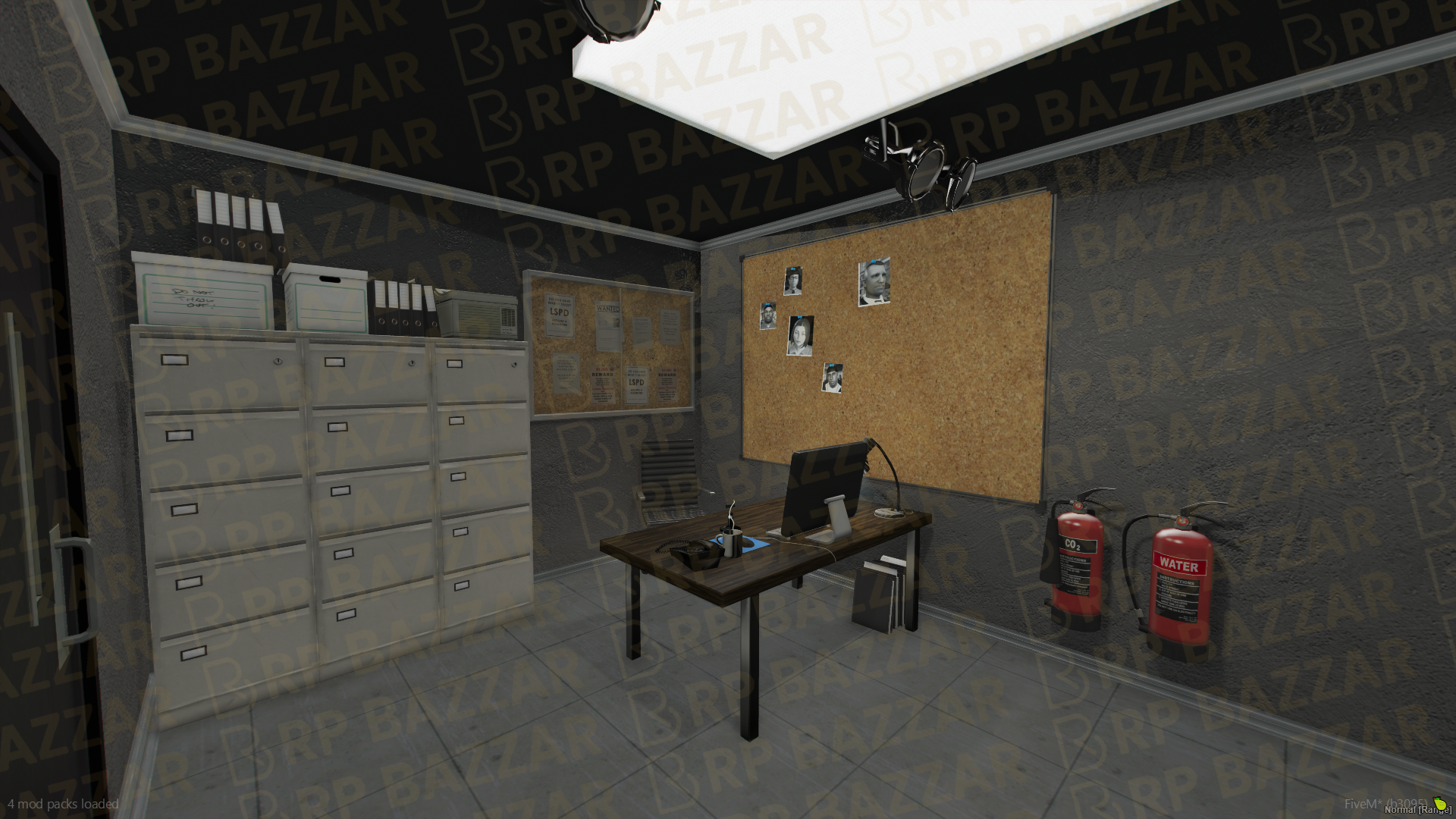 Riot Police Station FiveM MLO — GTA RP Interior — ESX QB QBOX — RPBazzar