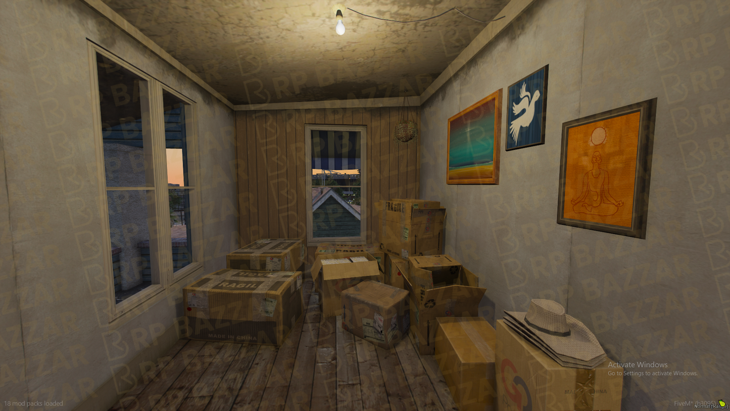 Rooftop House FiveM MLO — GTA RP Interior — ESX QB QBOX — RPBazzar