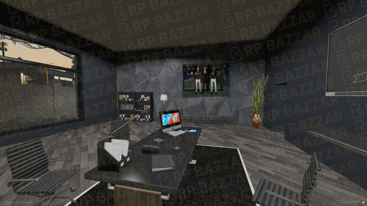Classic Vehicle Shop FiveM MLO — GTA RP Interior — ESX QB QBOX — RPBazzar