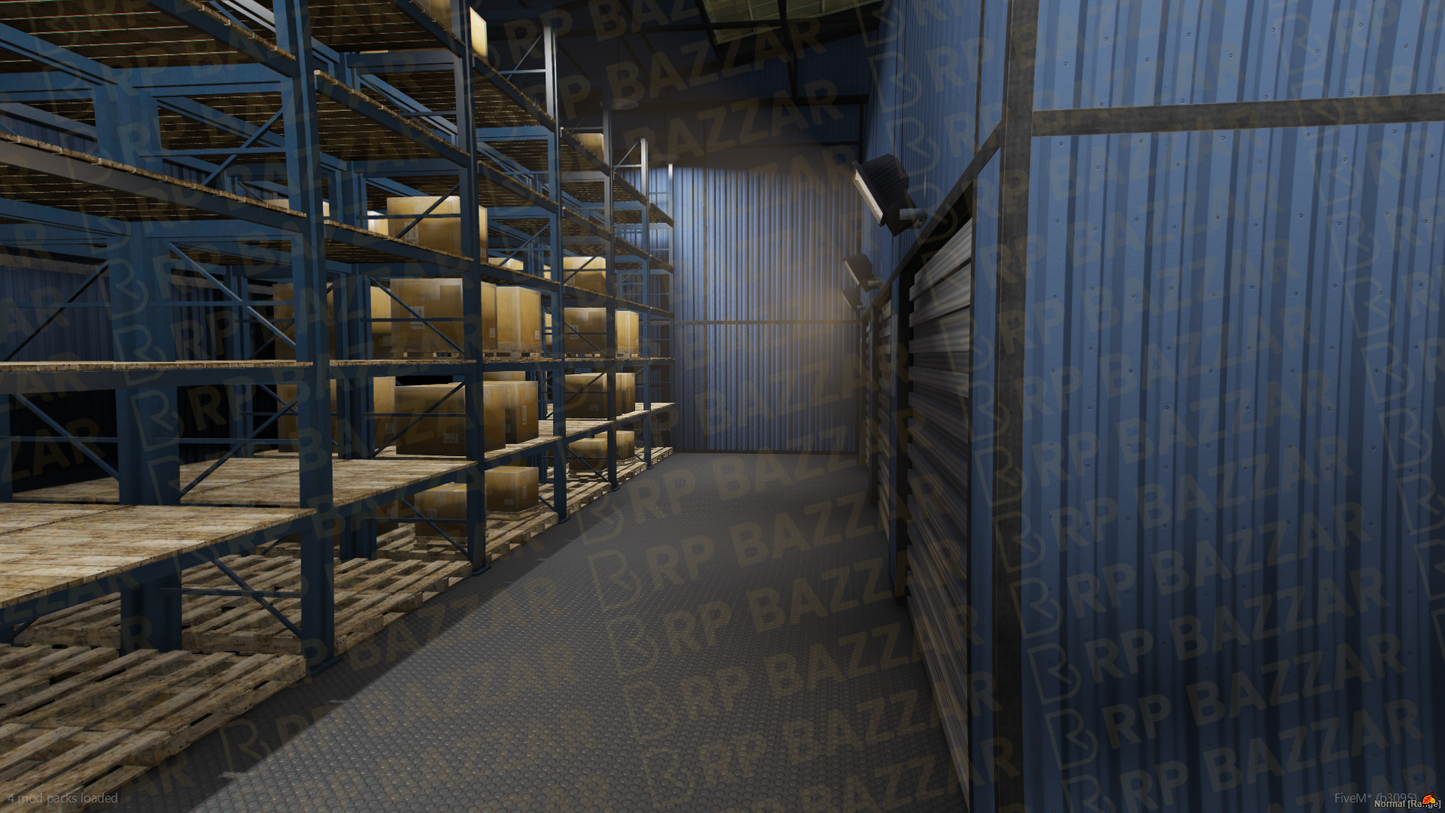 Old Storage Room & Warehouse FiveM MLO — GTA RP Interior — ESX QB QBOX — RPBazzar