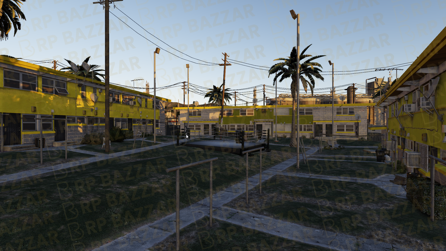 Gritty Gang Stash House FiveM MLO — GTA RP Interior — ESX QB QBOX — RPBazzar