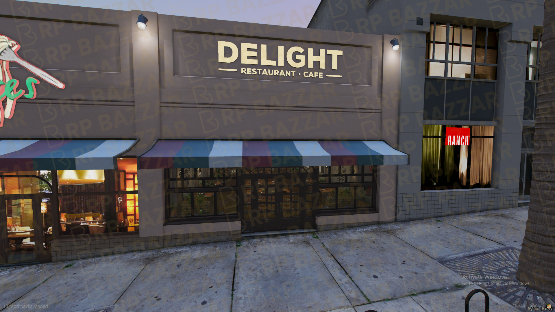 Rustic Restaurant FiveM MLO — GTA RP Interior — ESX QB QBOX — RPBazzar