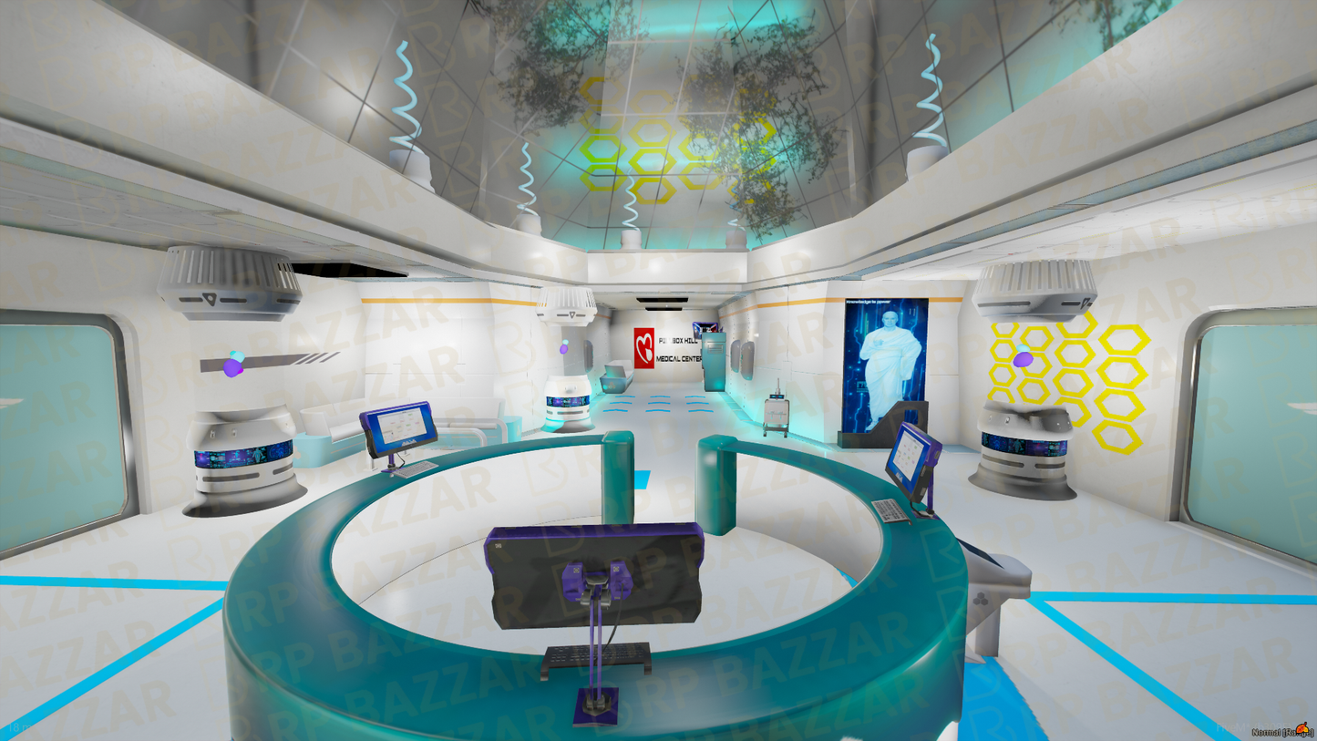 Eastgate Hospital FiveM MLO — GTA RP Interior — ESX QB QBOX — RPBazzar