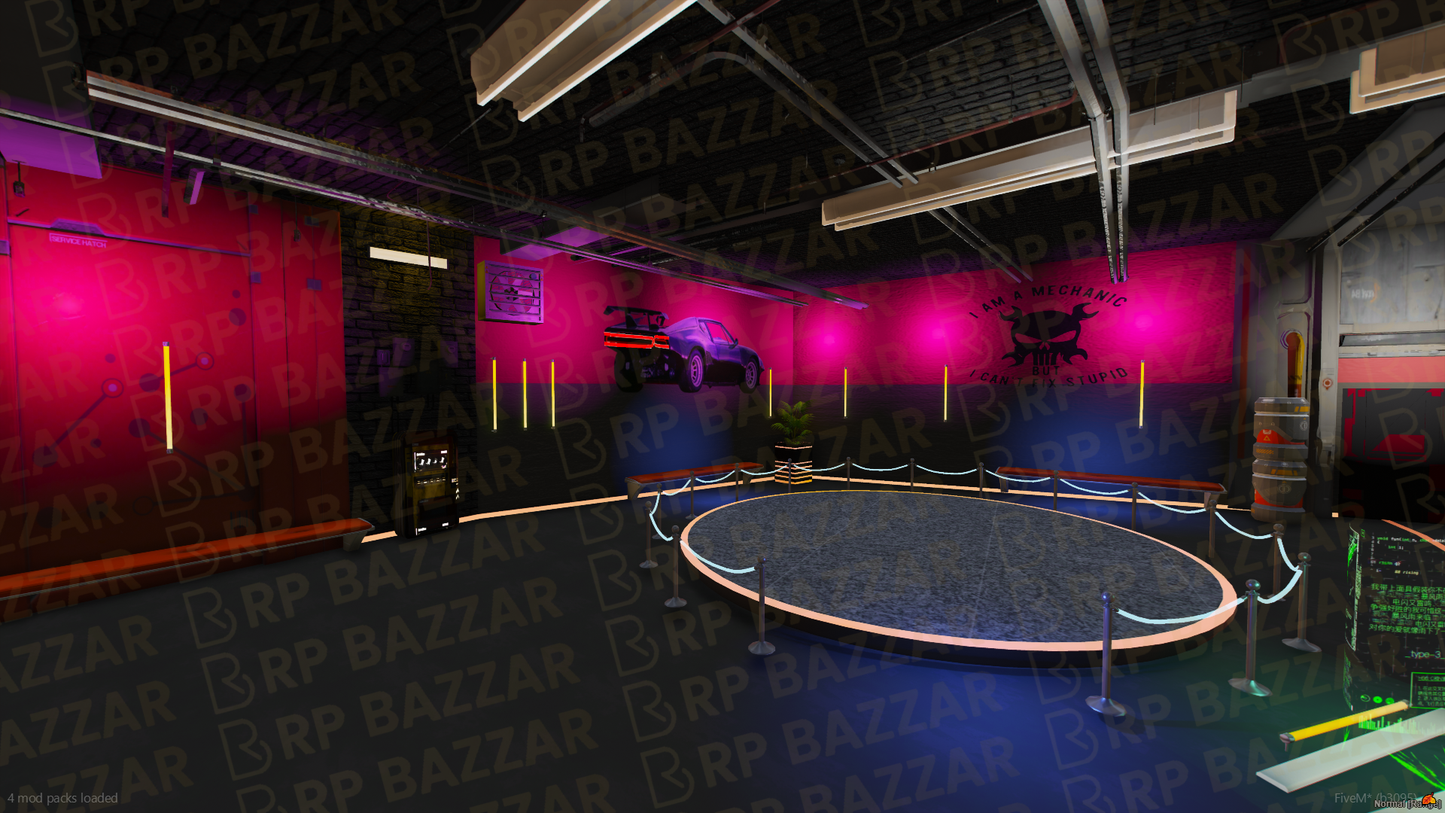 Performance Vehicle Shop FiveM MLO — GTA RP Interior — ESX QB QBOX — RPBazzar