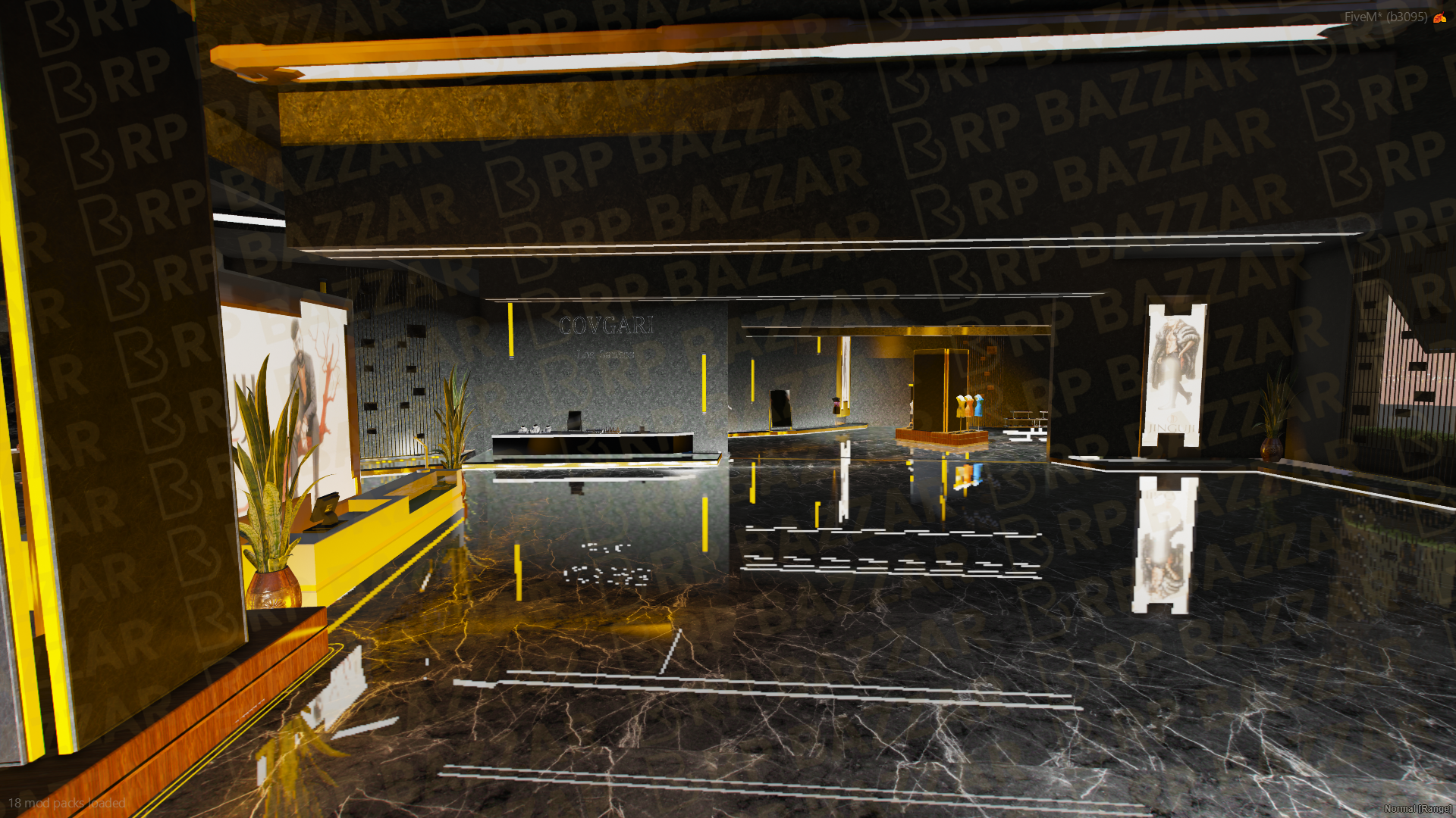 Stylish Clothing Store FiveM MLO — GTA RP Interior — ESX QB QBOX — RPBazzar