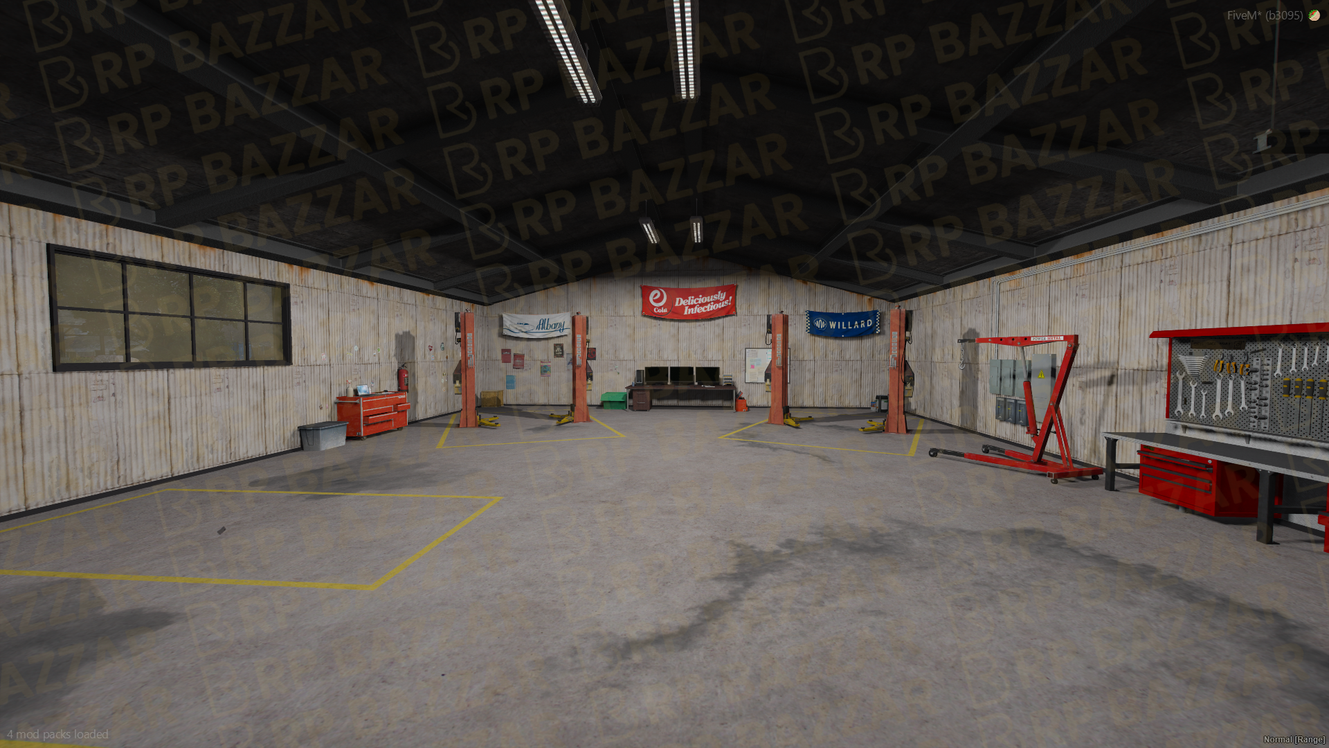 Heavy Repair Station FiveM MLO — GTA RP Interior — ESX QB QBOX — RPBazzar