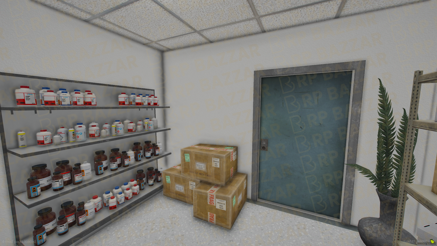 Clean Pharmacy FiveM MLO — GTA RP Interior — ESX QB QBOX — RPBazzar