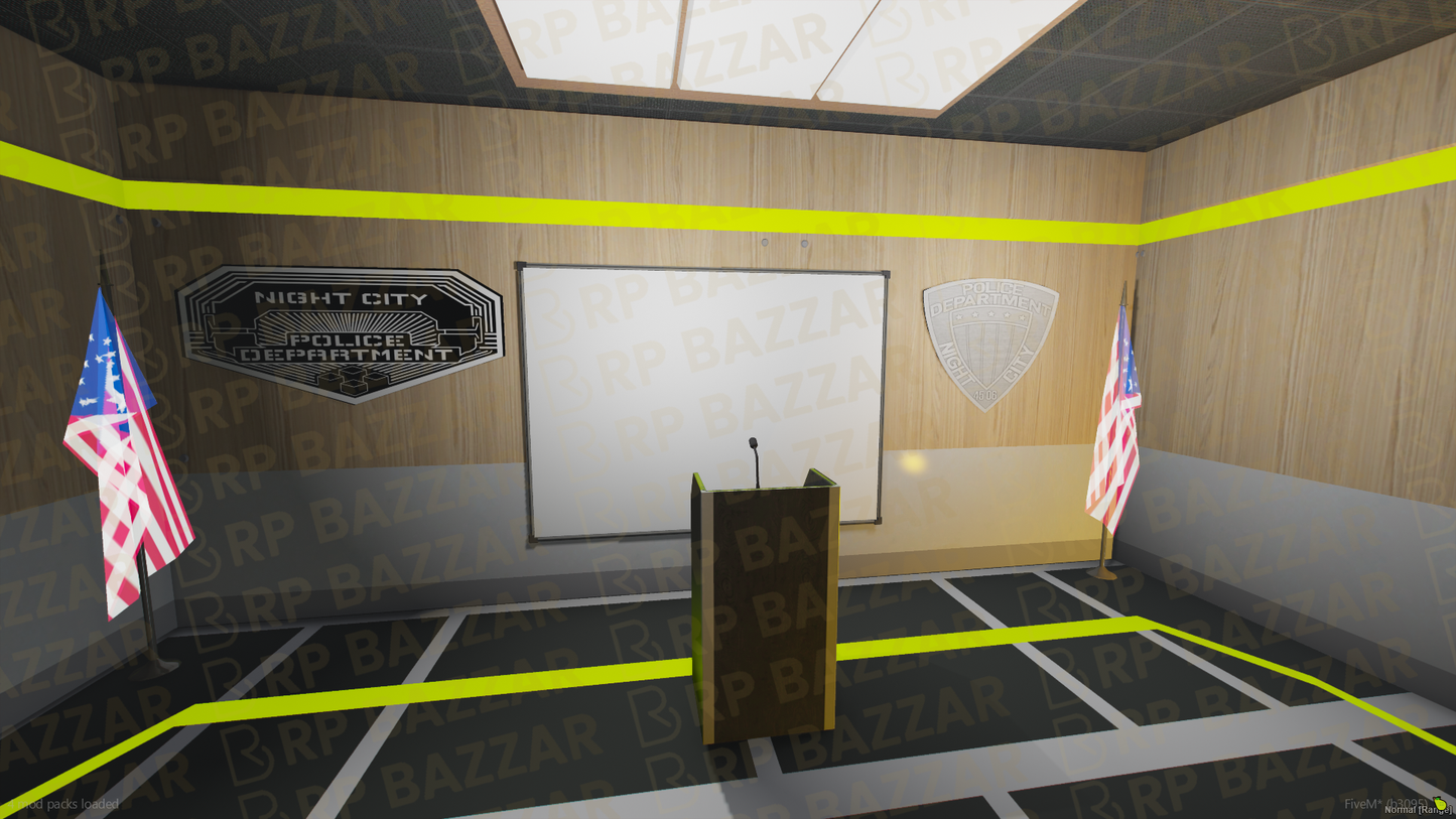 Uptown Police Station FiveM MLO — GTA RP Interior — ESX QB QBOX — RPBazzar