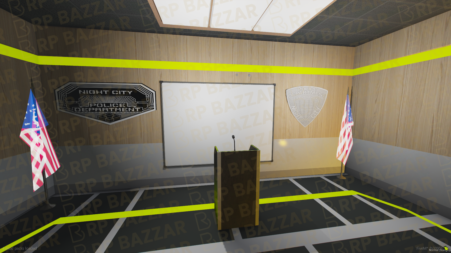 Uptown Police Station FiveM MLO — GTA RP Interior — ESX QB QBOX — RPBazzar