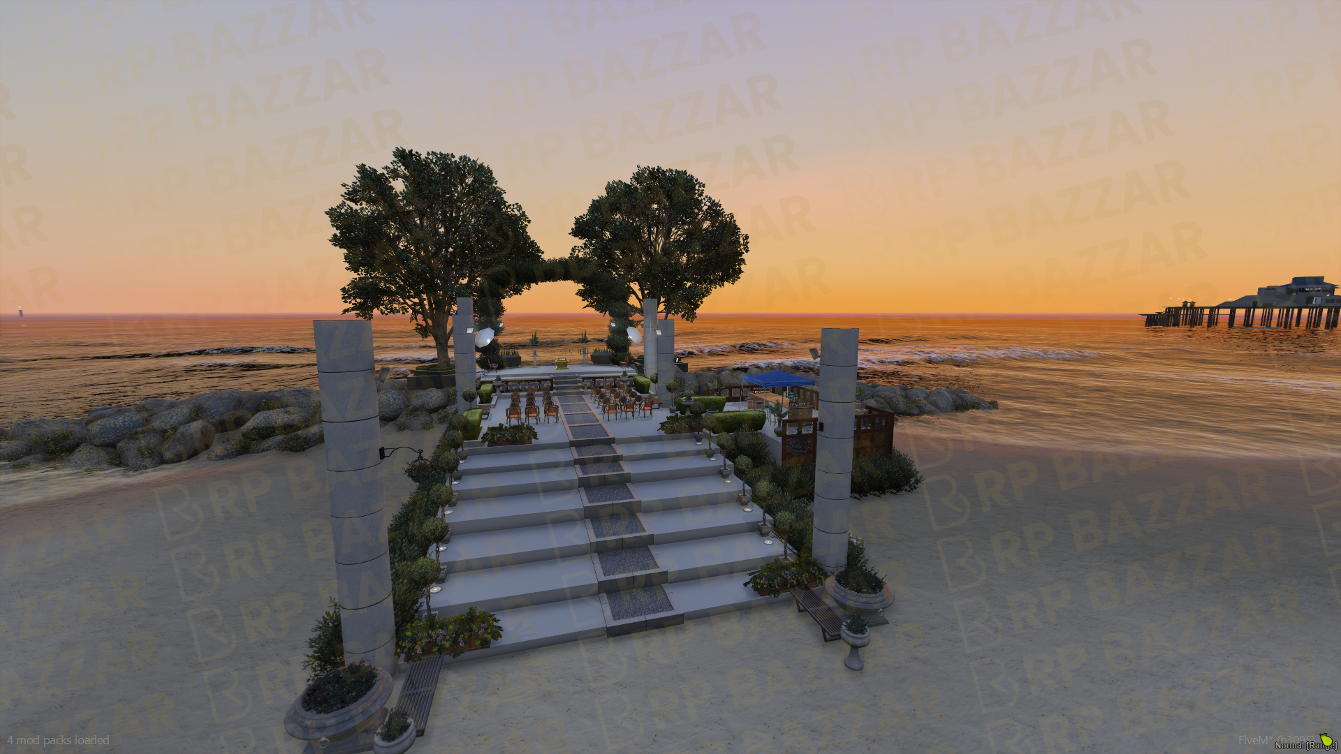 Elegant Wedding Venue FiveM MLO — GTA RP Interior — ESX QB QBOX — RPBazzar