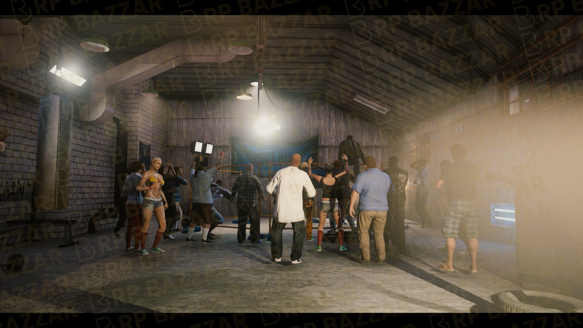 Iron Boxing Ring FiveM MLO — GTA RP Interior — ESX QB QBOX — RPBazzar