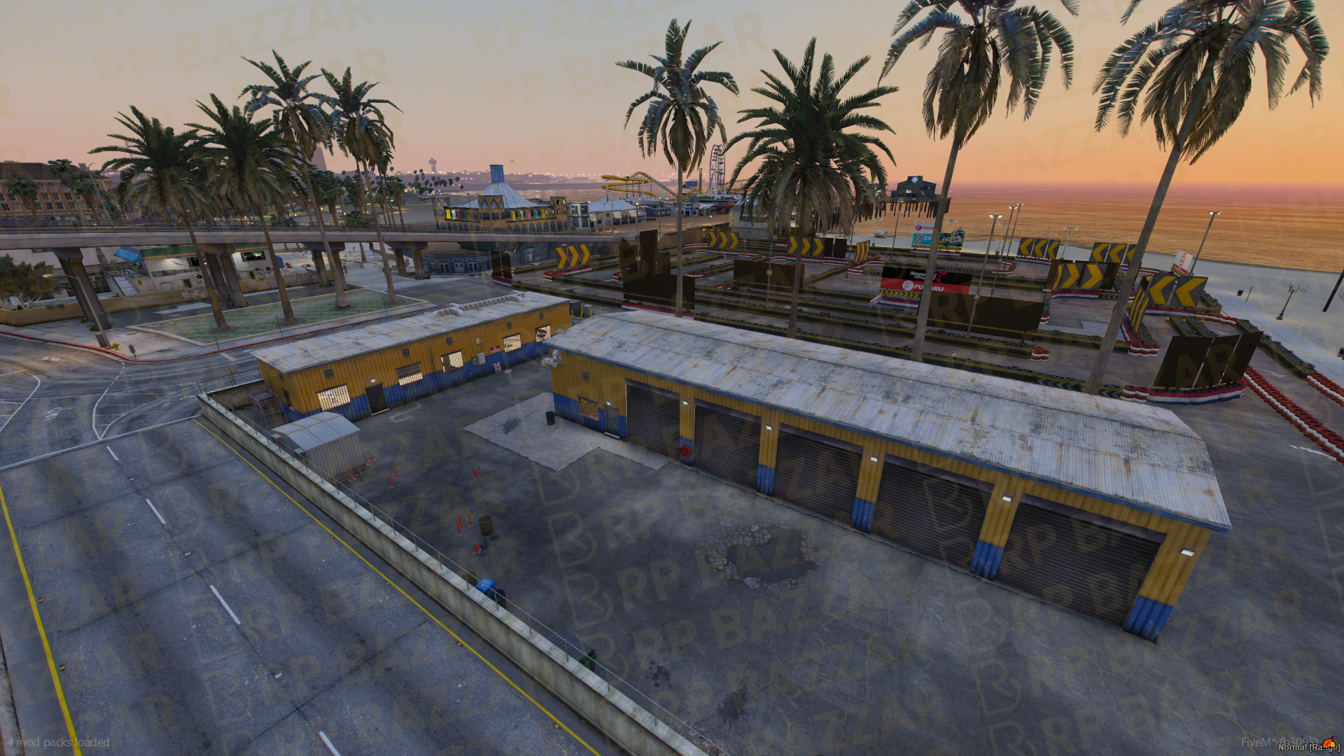 Night Race Track FiveM MLO — GTA RP Interior — ESX QB QBOX — RPBazzar